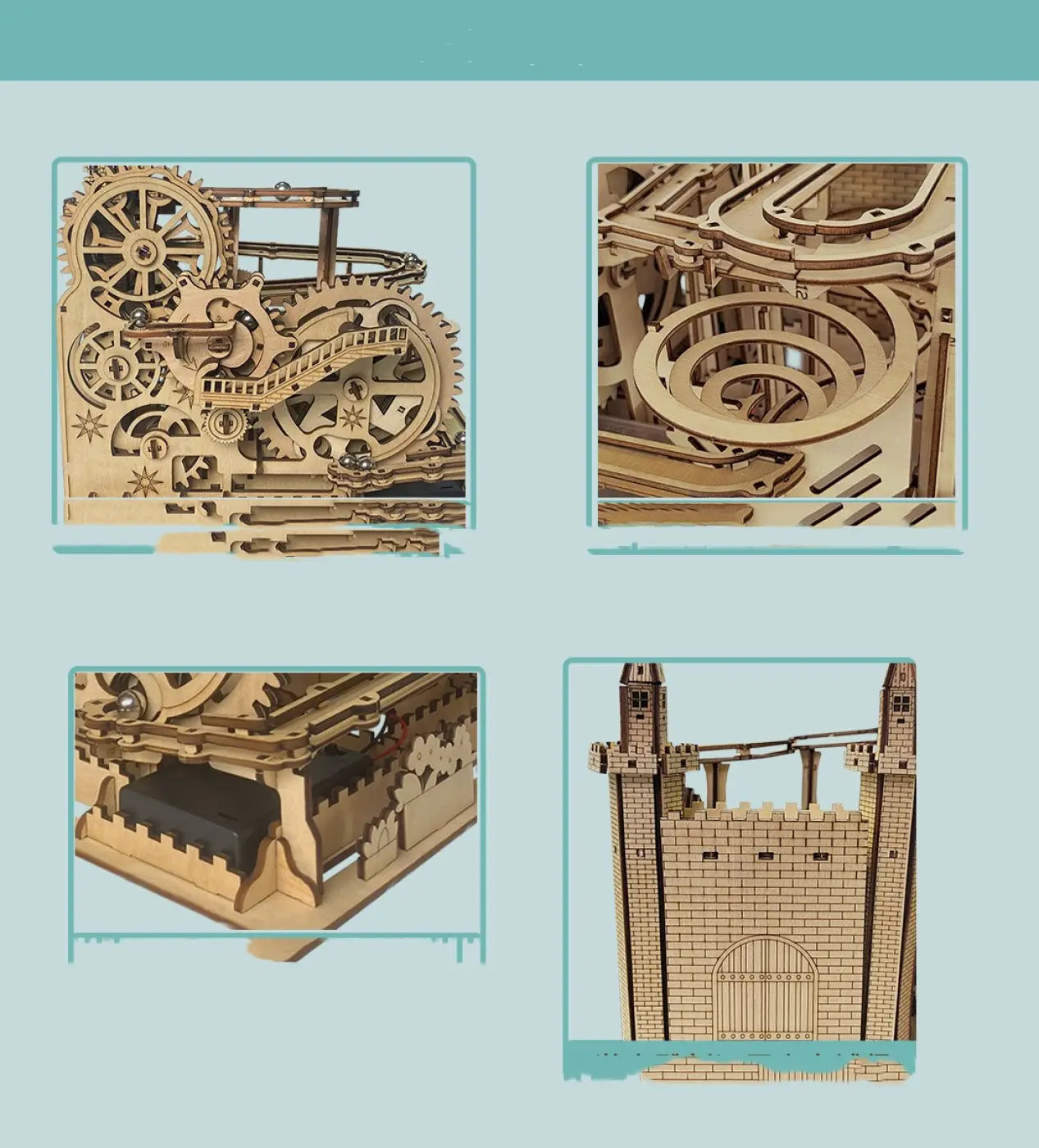 The Ball Depot puzzle ball: Three-dimensional Castle Puzzle Ball Track