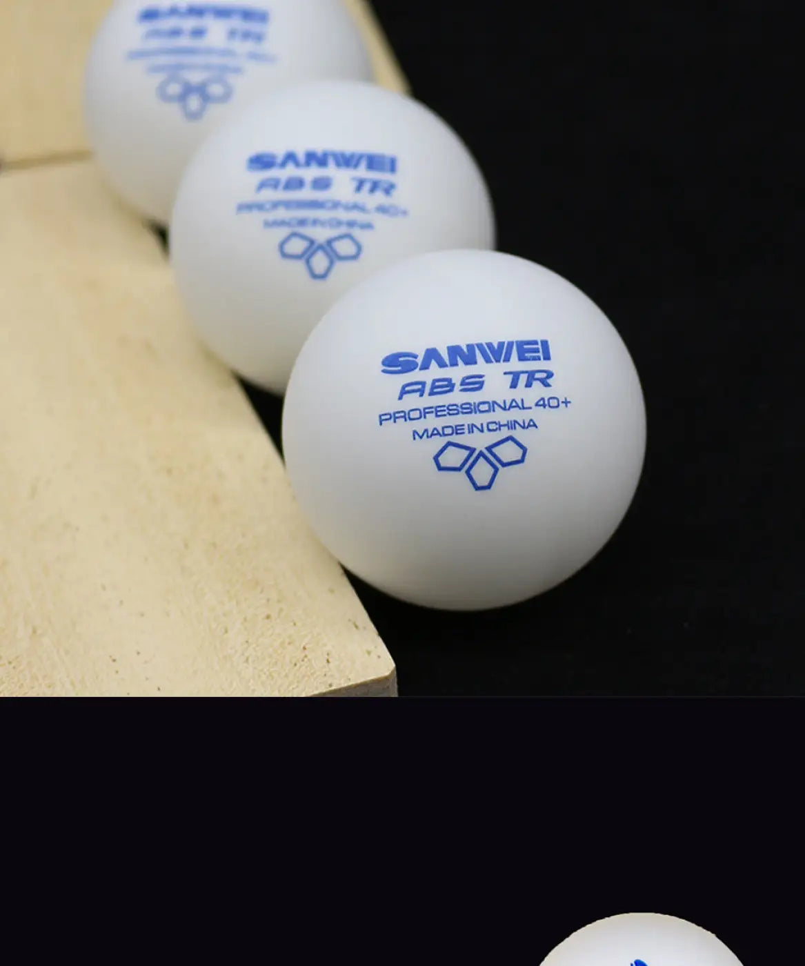 The Ball Depot table tennis: Three-dimensional TR Table Tennis Balls 100 Pcs