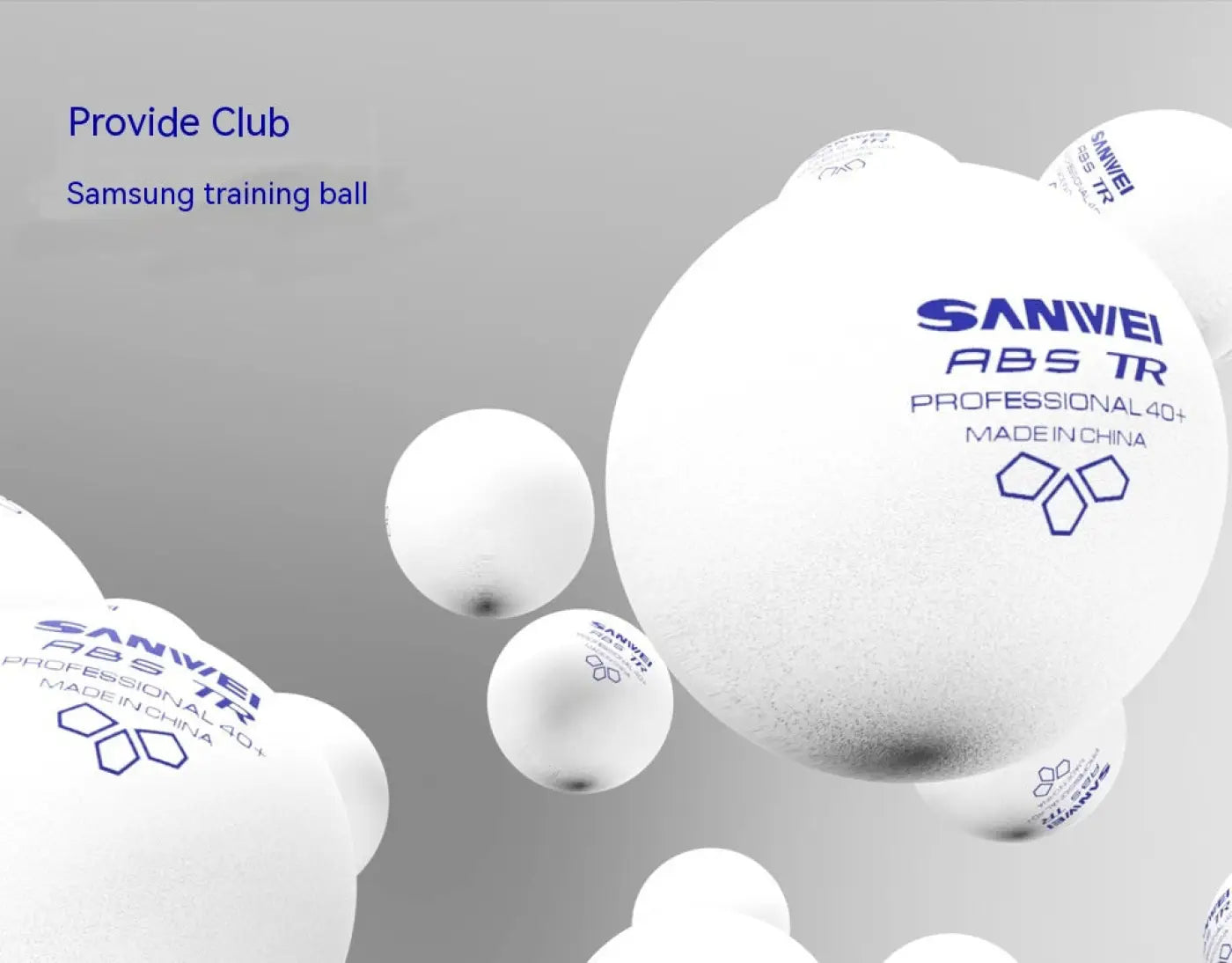 The Ball Depot table tennis: Three-dimensional TR Table Tennis Balls 100 Pcs