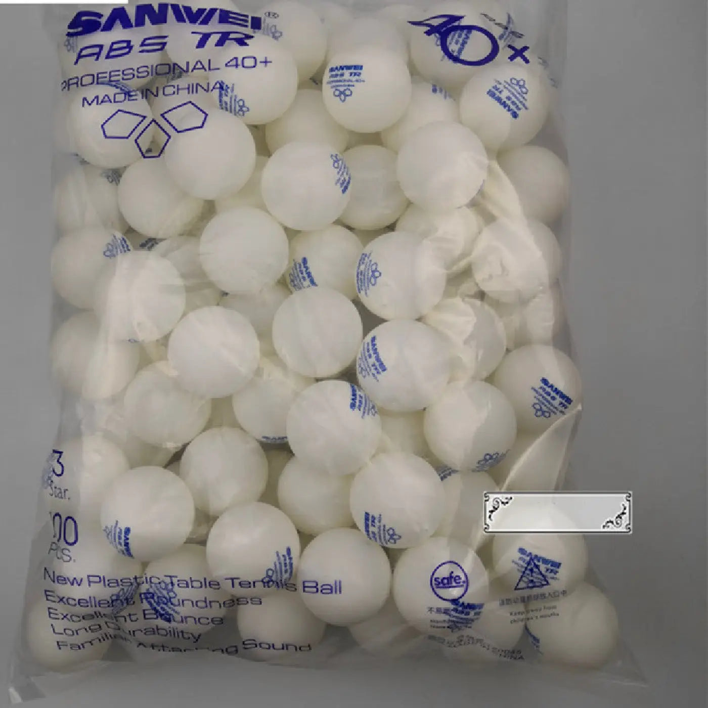 The Ball Depot table tennis: Three-dimensional TR Table Tennis Balls 100 Pcs