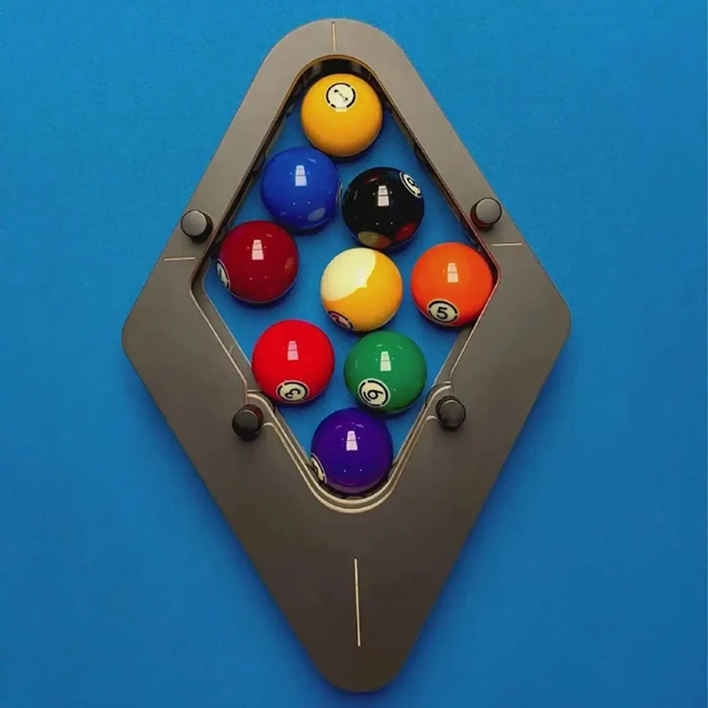 The Ball Depot pool ball rack: Tournament Standard Professional Pool Ball Rack