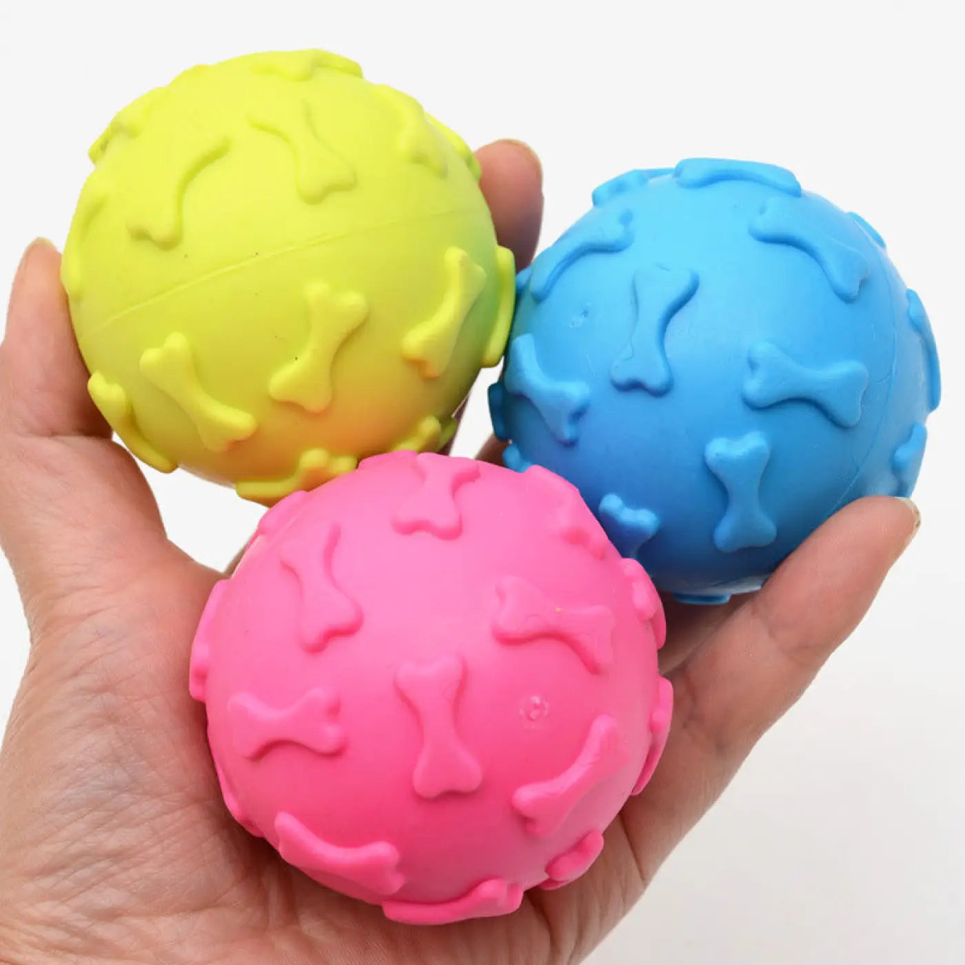The Ball Depot small pet ball: TPR rubber pet whistle ball