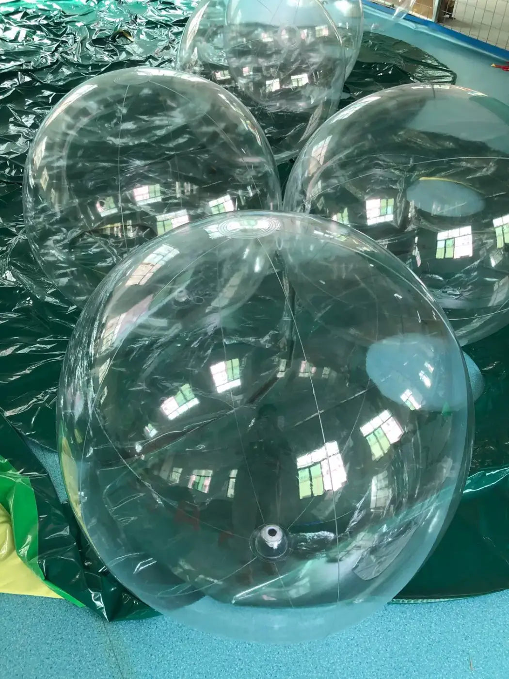 The Ball Depot clear beach ball: Transparent Inflatable Beach Ball