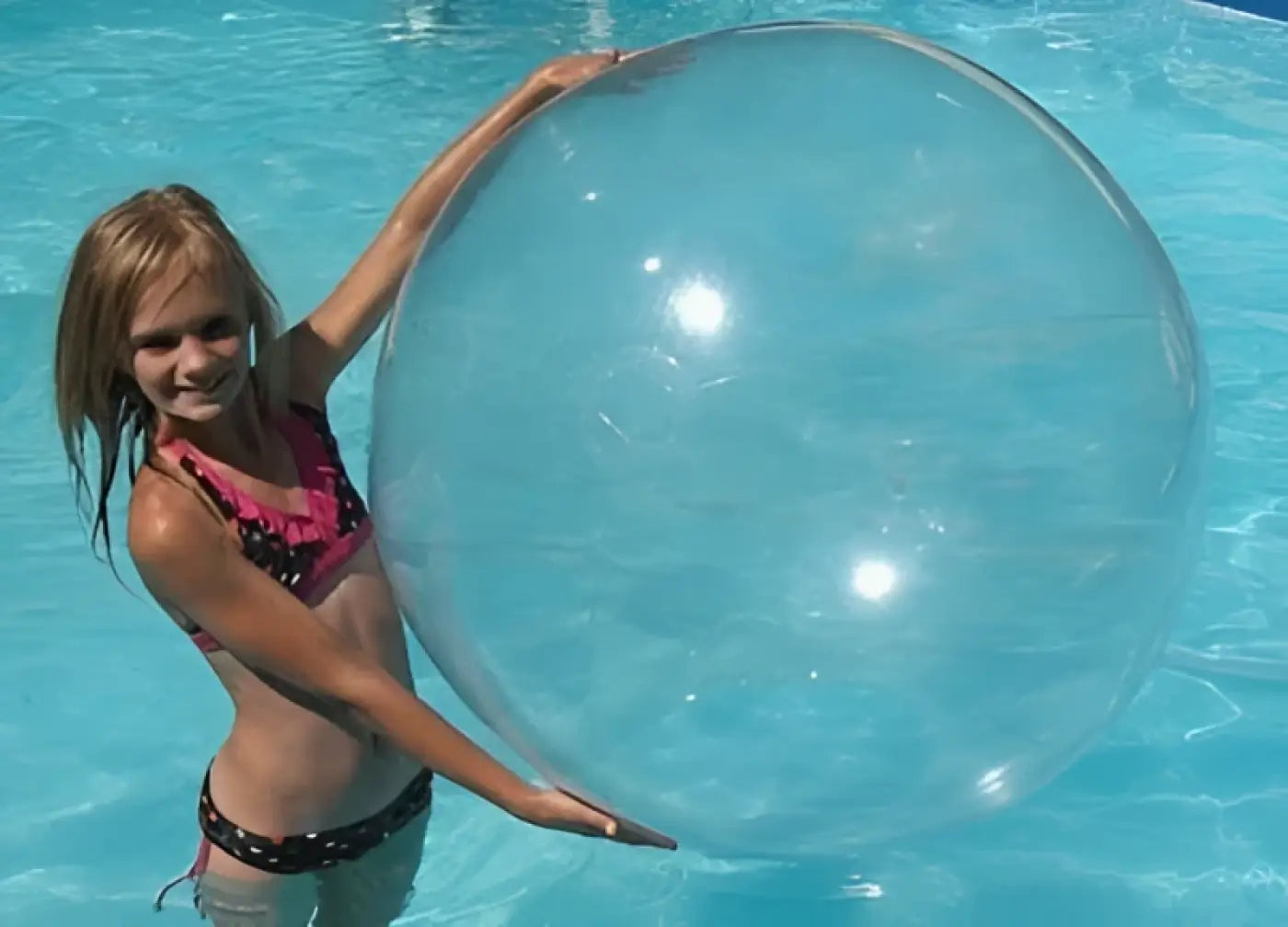 The Ball Depot clear beach ball: Transparent Inflatable Beach Ball