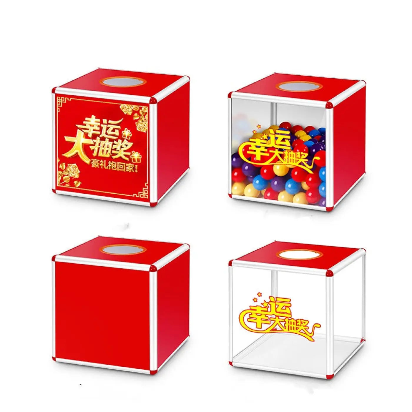 The Ball Depot bulk: Transparent Lottery Prop Plastic Ball For Lottery Box