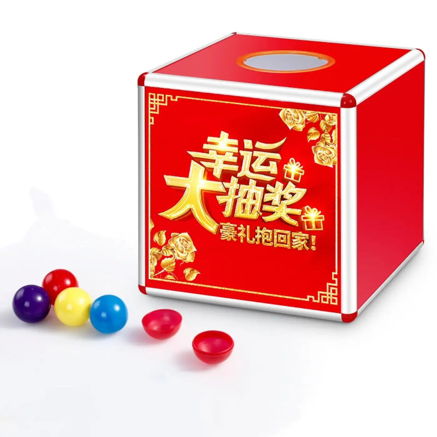 The Ball Depot bulk: Transparent Lottery Prop Plastic Ball For Lottery Box