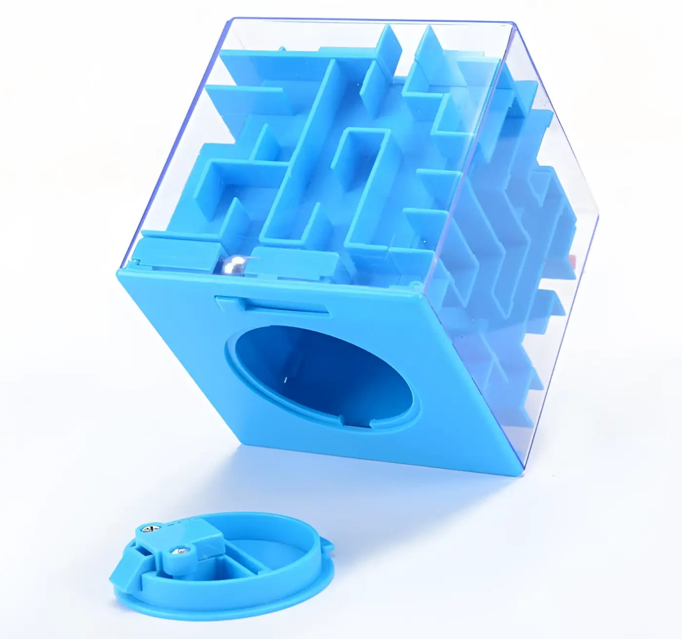 The Ball Depot puzzle ball: Transparent Magic Puzzle Ball Cube Piggy Bank