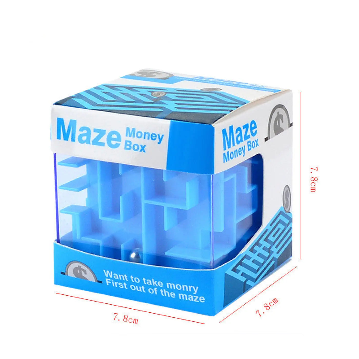 The Ball Depot puzzle ball: Transparent Magic Puzzle Ball Cube Piggy Bank