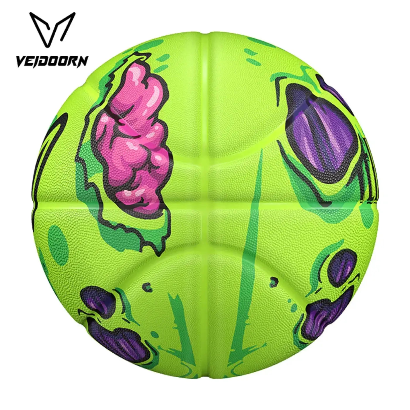 The Ball Depot basketball: Veidoorn Premium Green Rubber Basketball