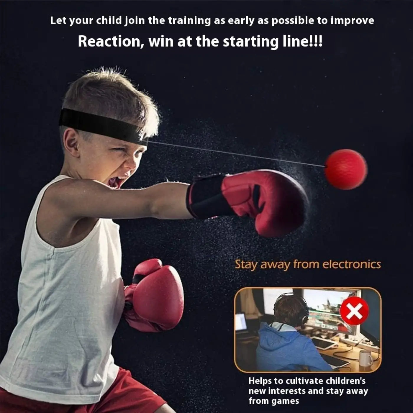 The Ball Depot boxing ball: Vent Exercise Rebound Reaction Ball