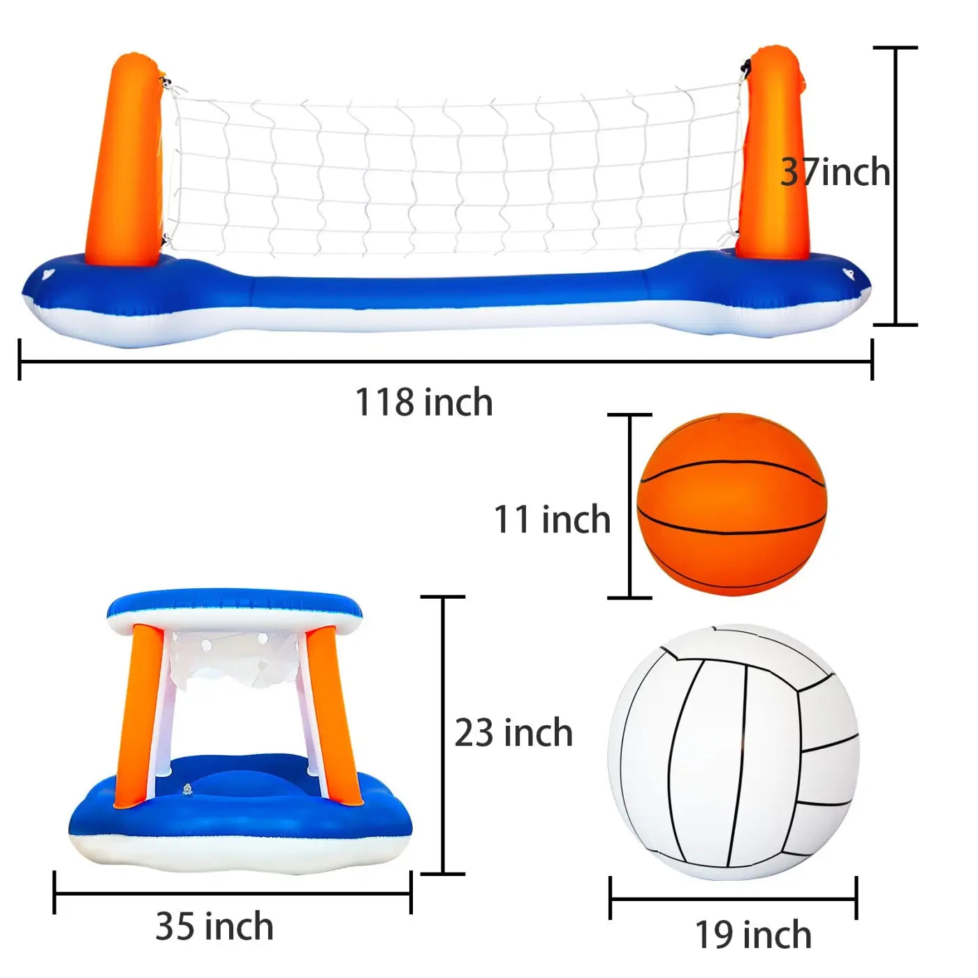 The Ball Depot basketball: Water Volleyball Rack