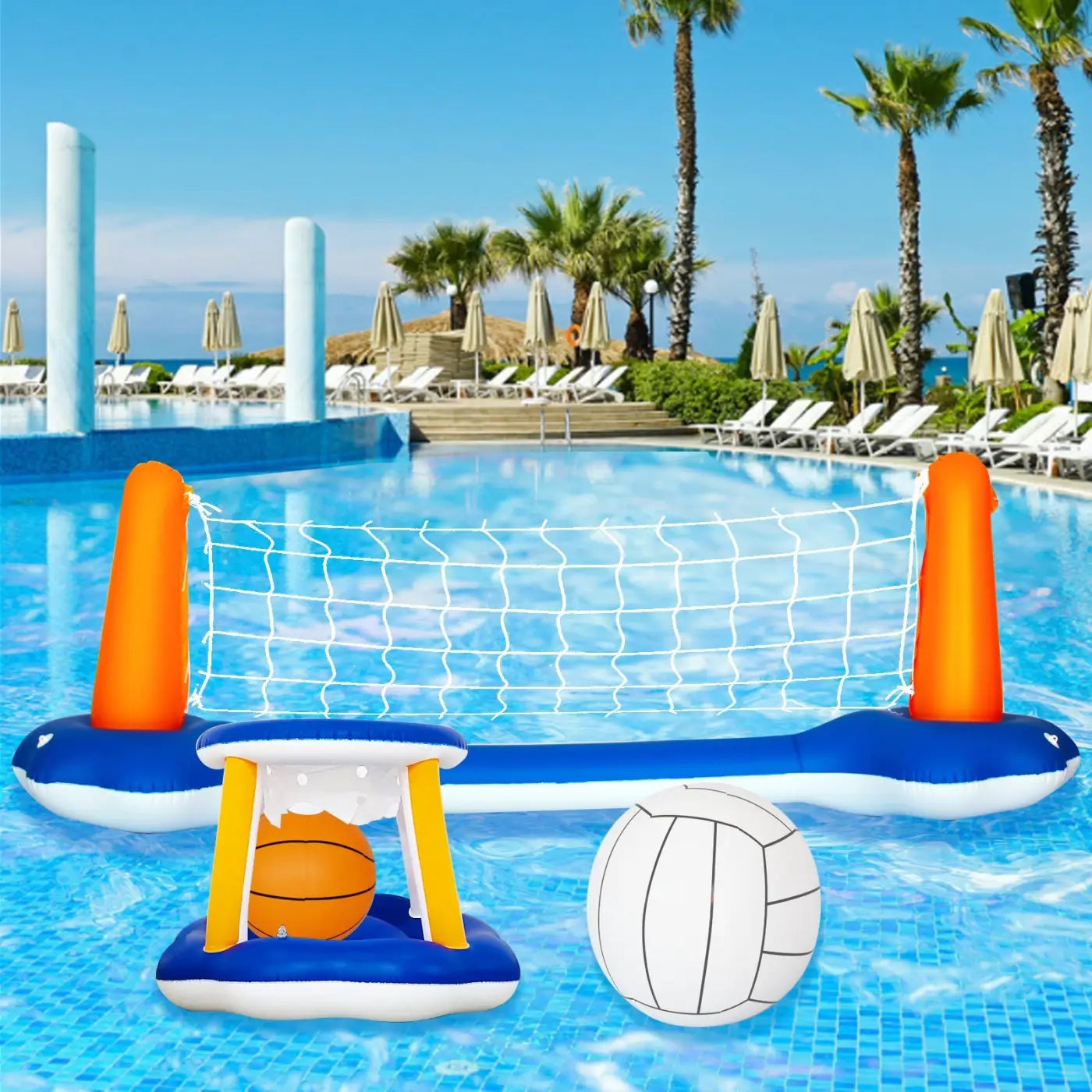 The Ball Depot basketball: Water Volleyball Rack