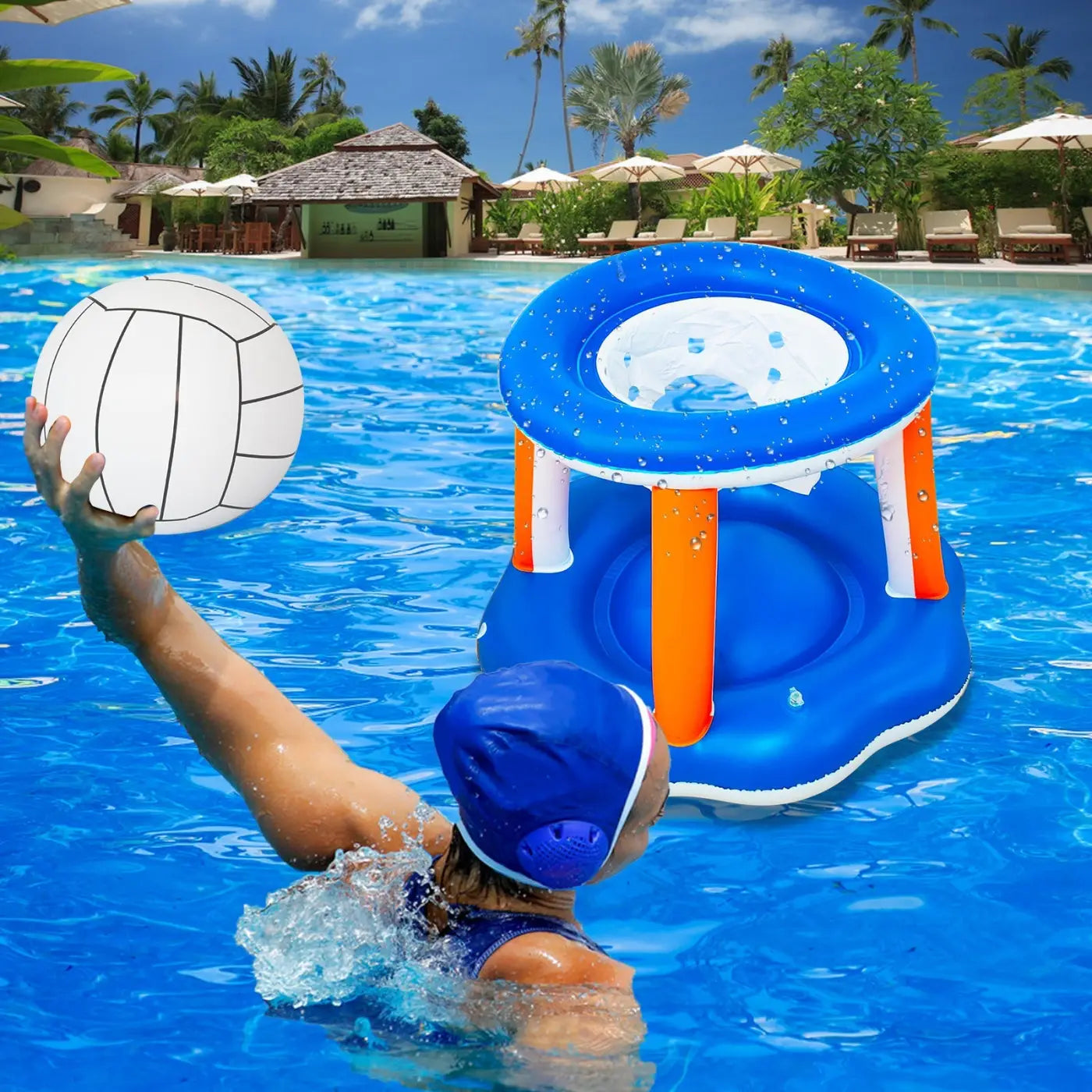 The Ball Depot basketball: Water Volleyball Rack