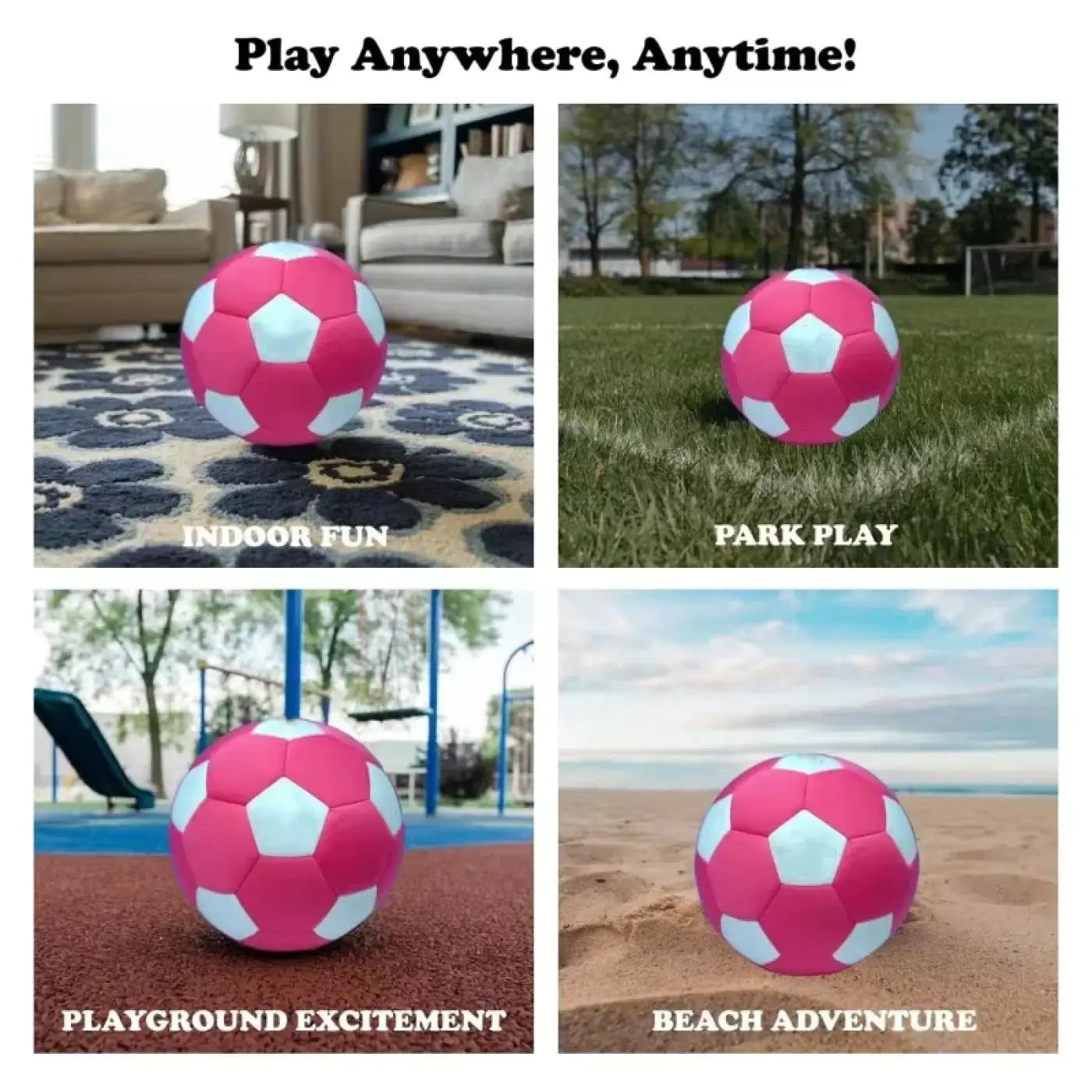 The Ball Depot kids soccer ball: WeCare Kids Indoor Silent Dribbling Soccer Ball