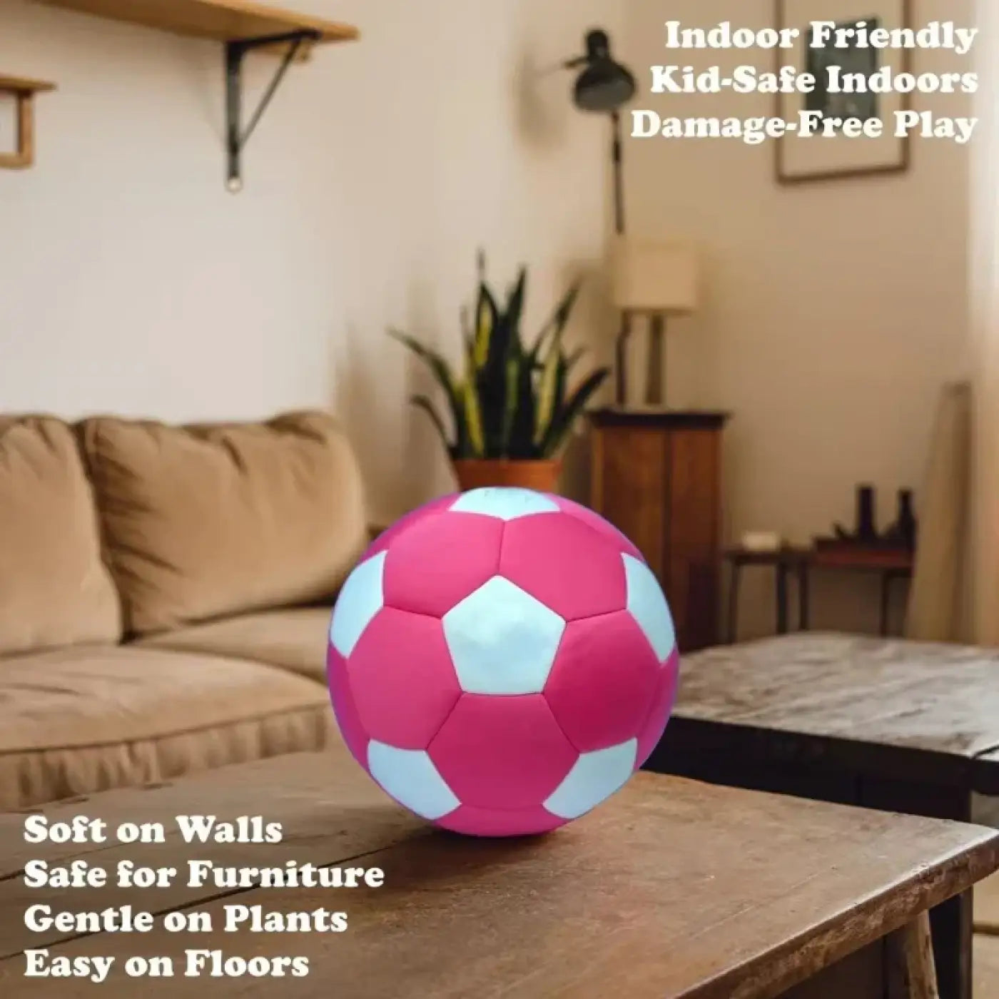 The Ball Depot kids soccer ball: WeCare Kids Indoor Silent Dribbling Soccer Ball