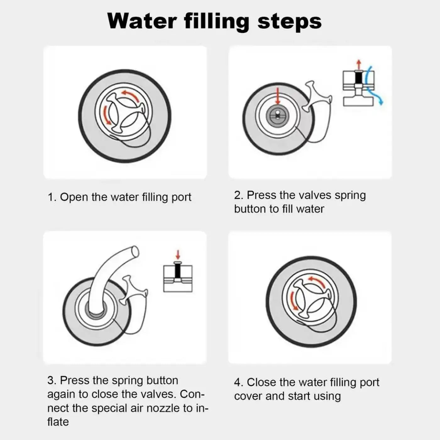 The Ball Depot water weight ball: Weight Ball Fitness Water Bag