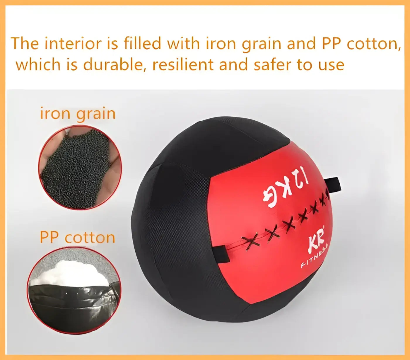 The Ball Depot medicine balls: Weighted Balance Dual Grip Medicine Ball