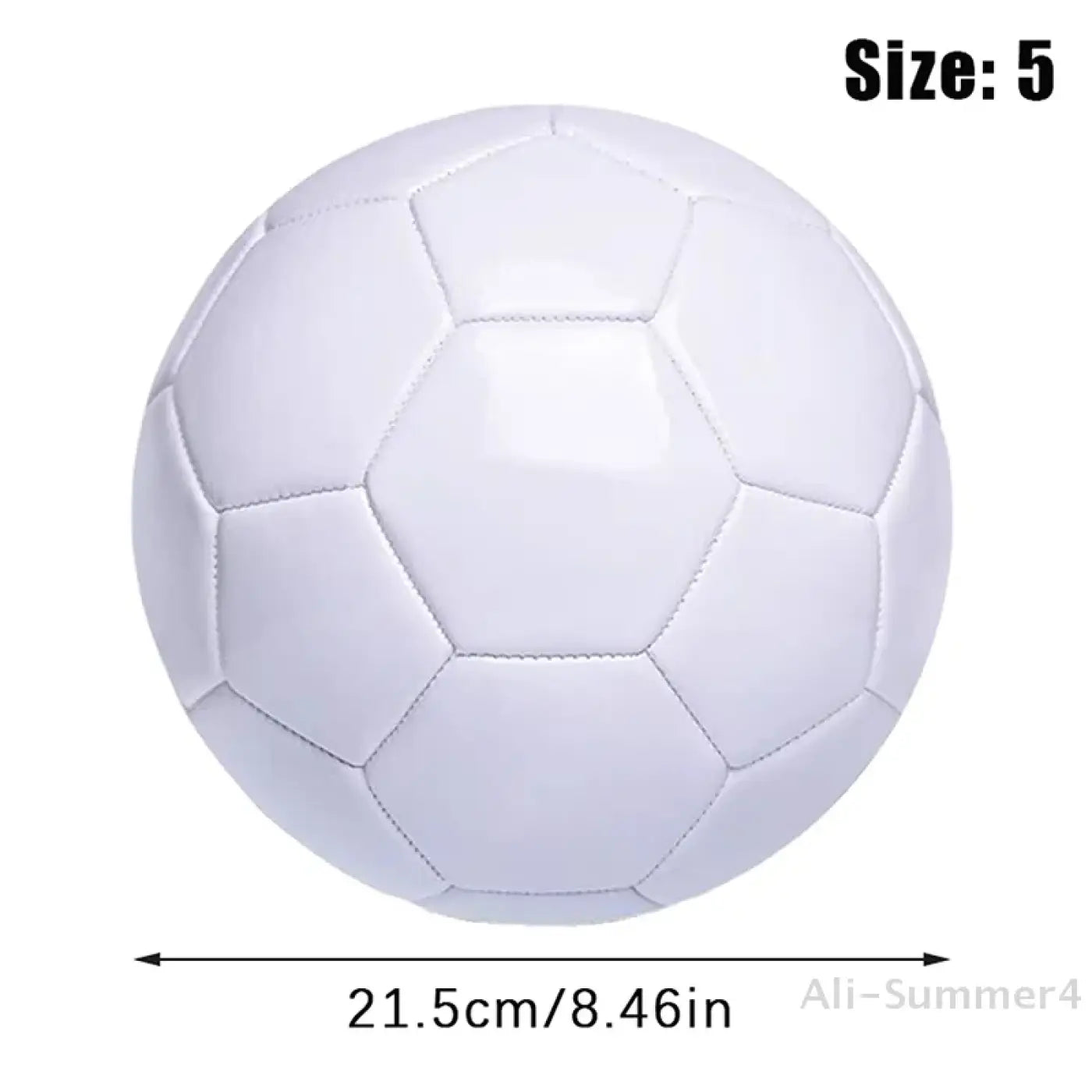 The Ball Depot soccer ball: White Soccer Ball Size 5 Official