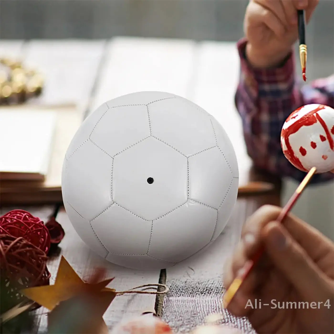 The Ball Depot soccer ball: White Soccer Ball Size 5 Official