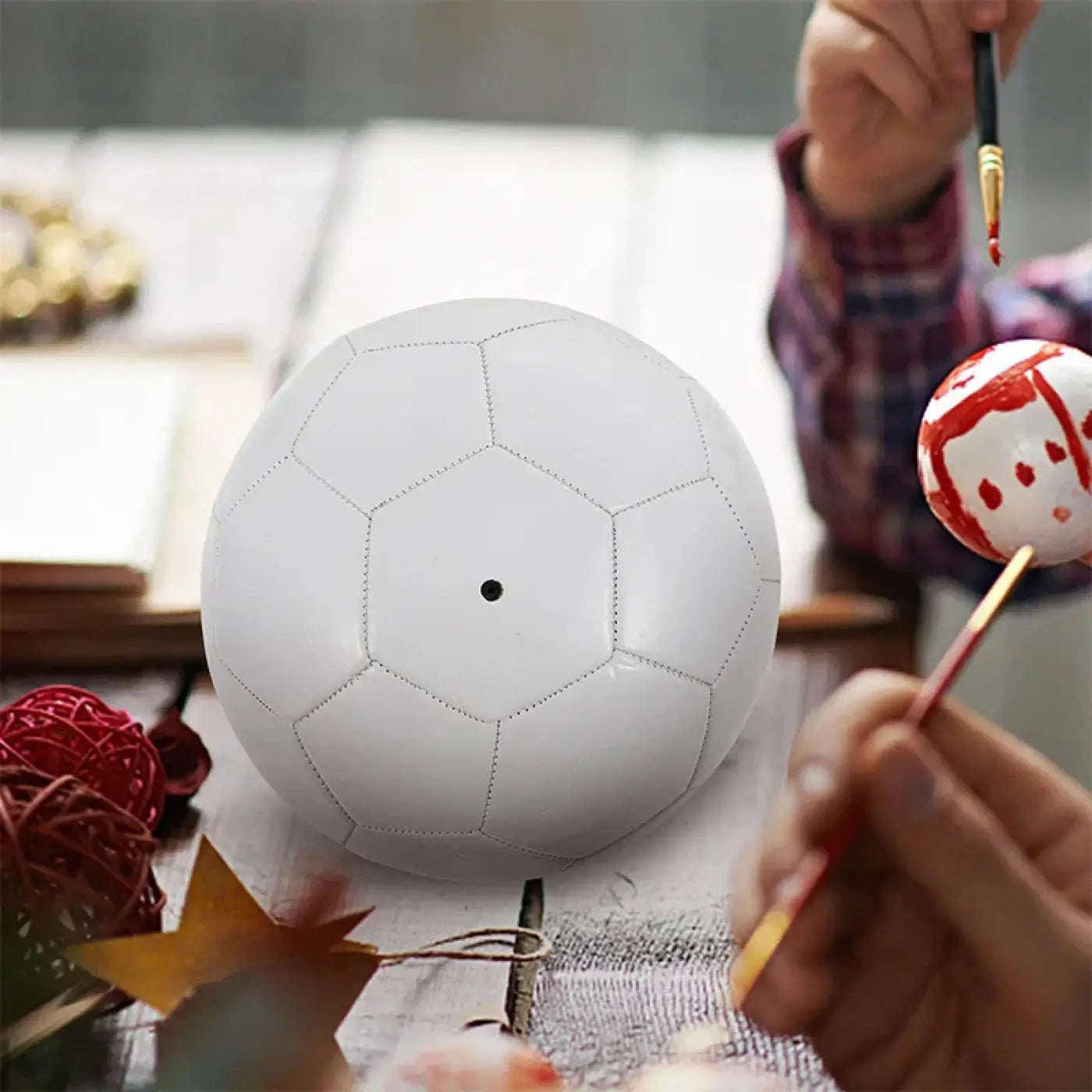 The Ball Depot soccer ball: White Soccer Ball Size 5 Official