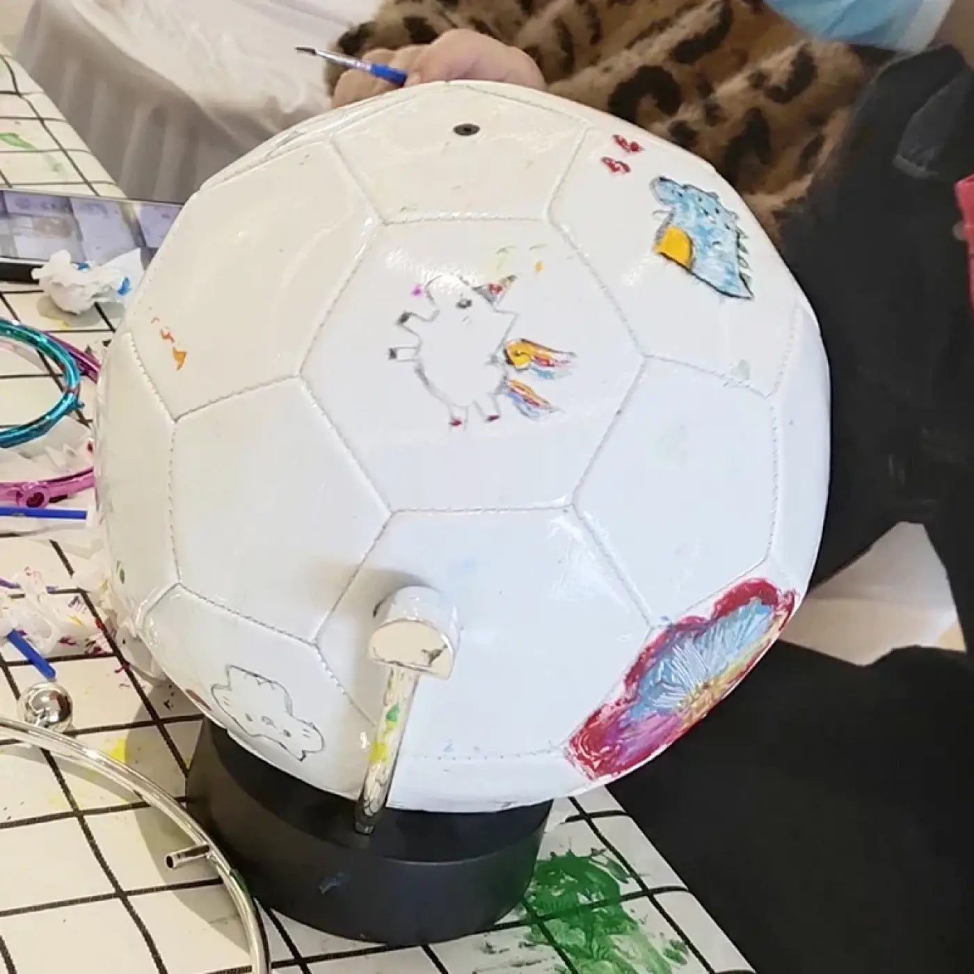 The Ball Depot soccer ball: White Soccer Ball Size 5 Official