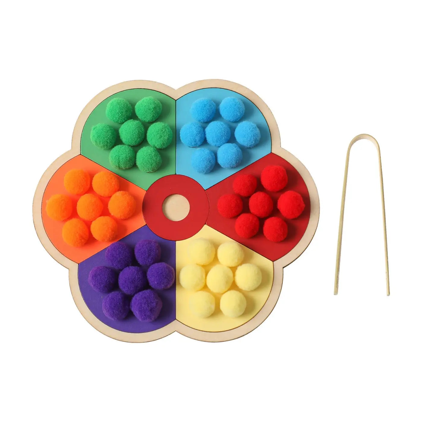 The Ball Depot baby balls: Wooden Children's Early Education Ball Game