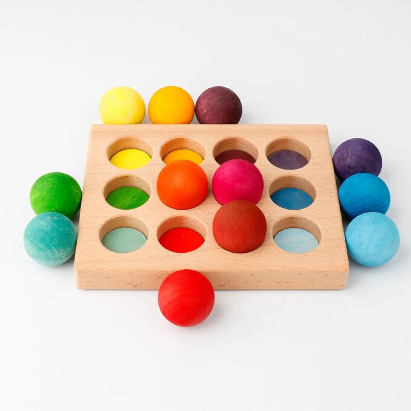 The Ball Depot ball game: Wooden children's track ball smart educational toy