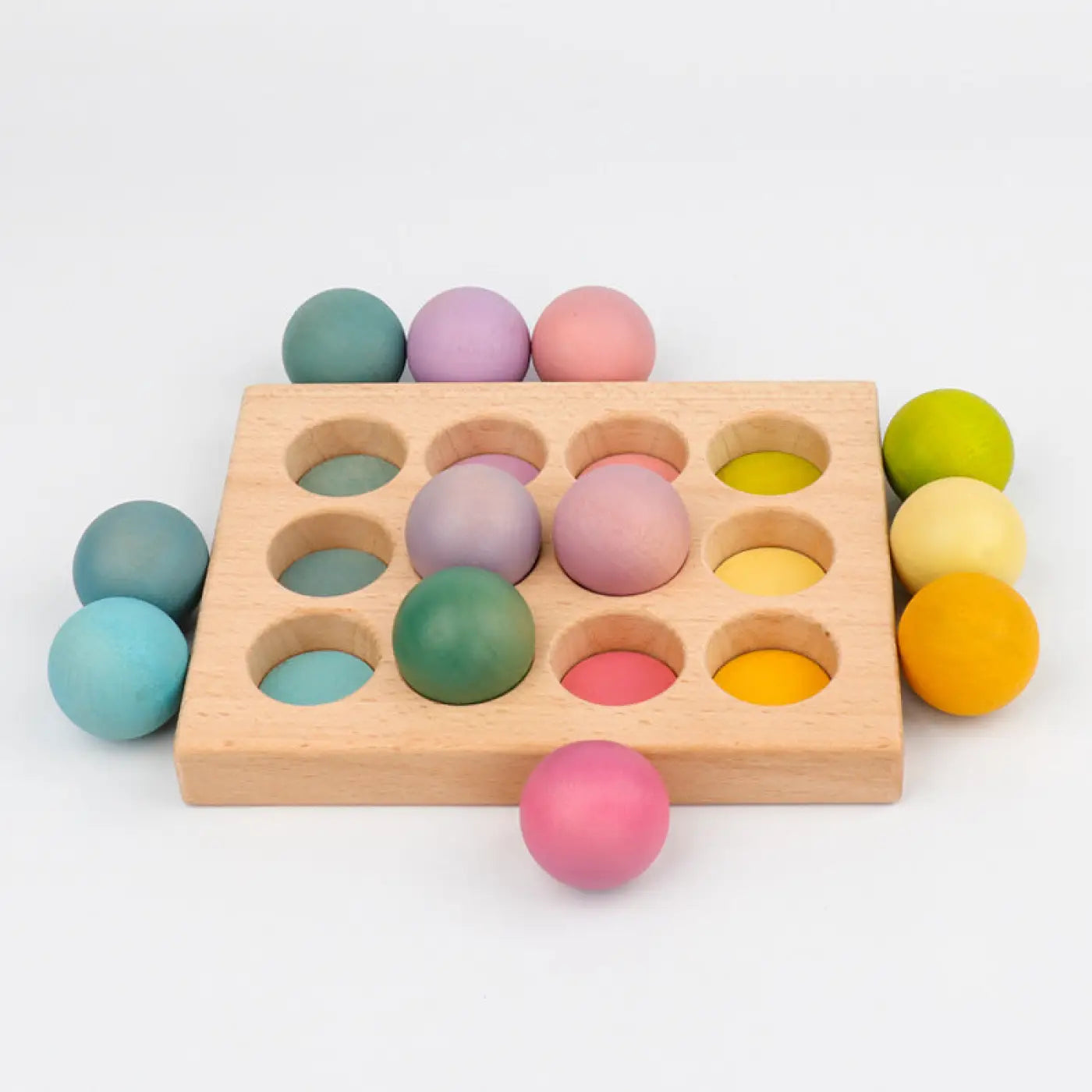 The Ball Depot ball game: Wooden children's track ball smart educational toy