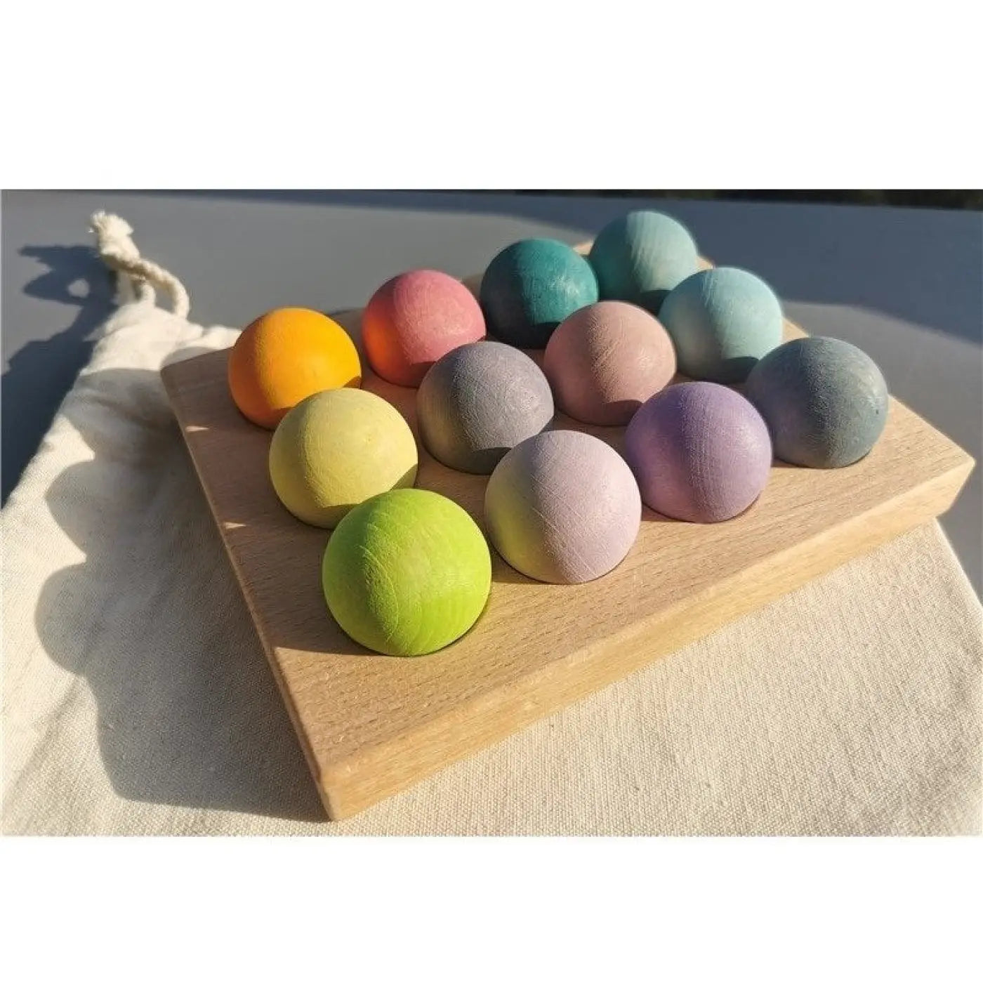 The Ball Depot ball game: Wooden children's track ball smart educational toy