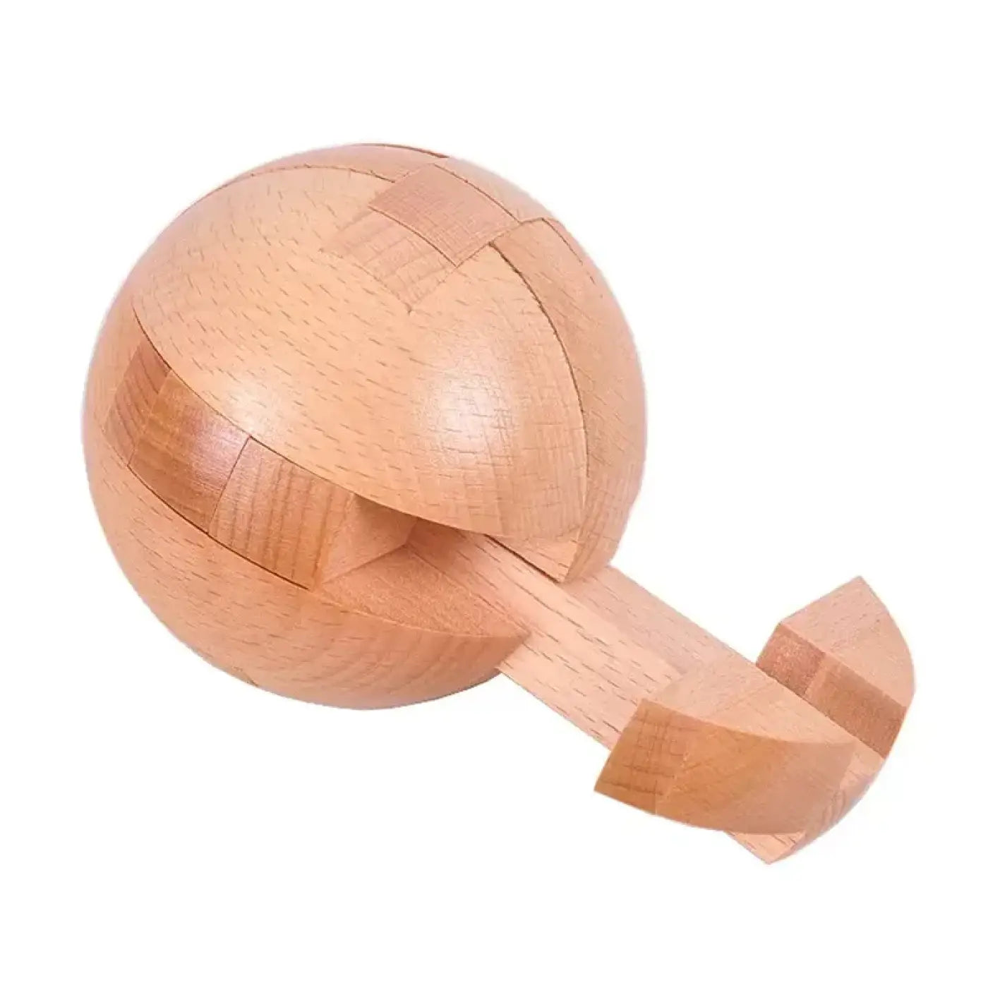 The Ball Depot puzzle ball: Wooden Kongming Lock Puzzle Ball