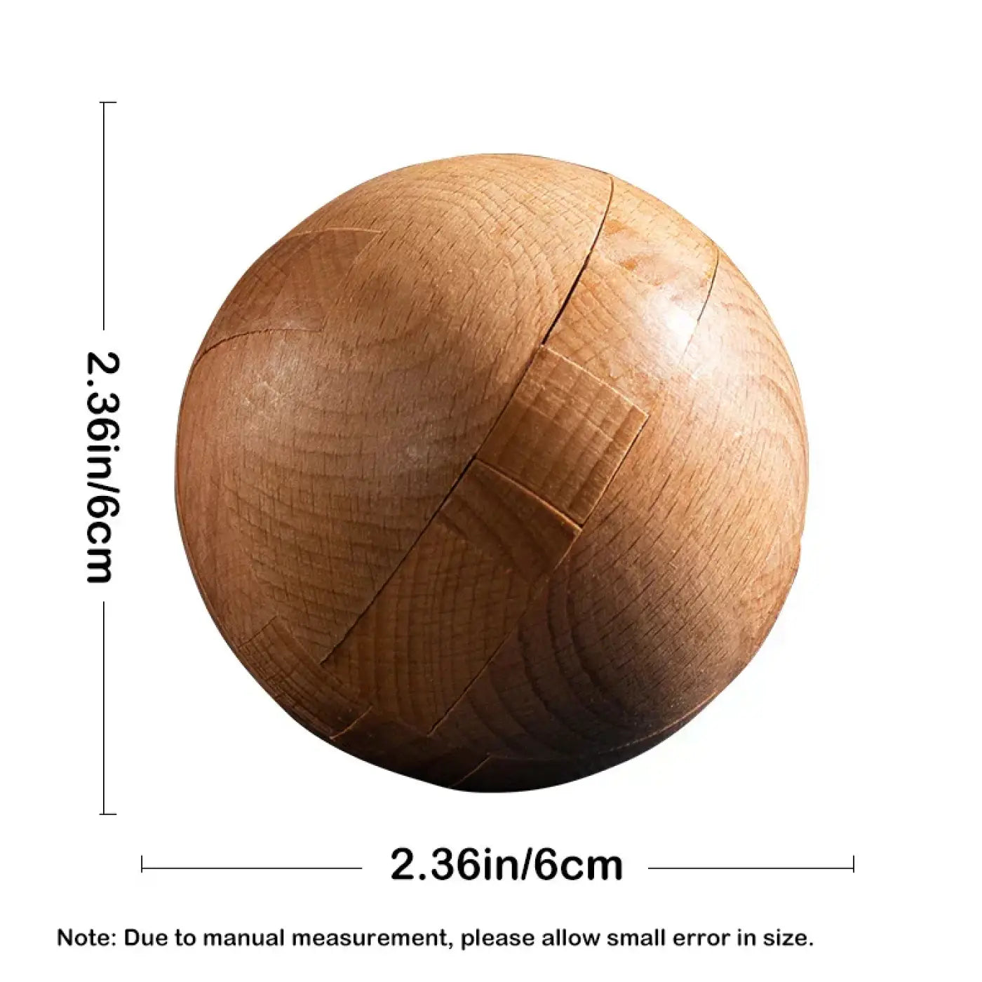 The Ball Depot puzzle ball: Wooden Kongming Lock Puzzle Ball