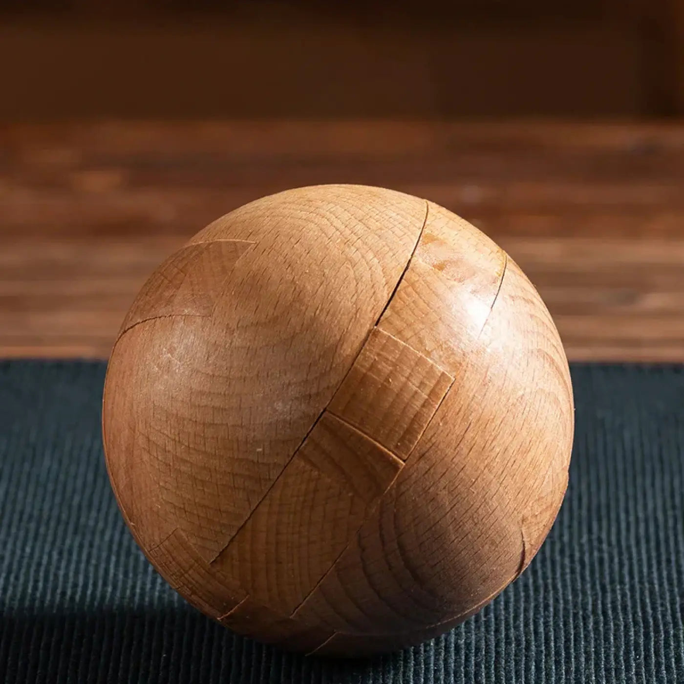 The Ball Depot puzzle ball: Wooden Kongming Lock Puzzle Ball
