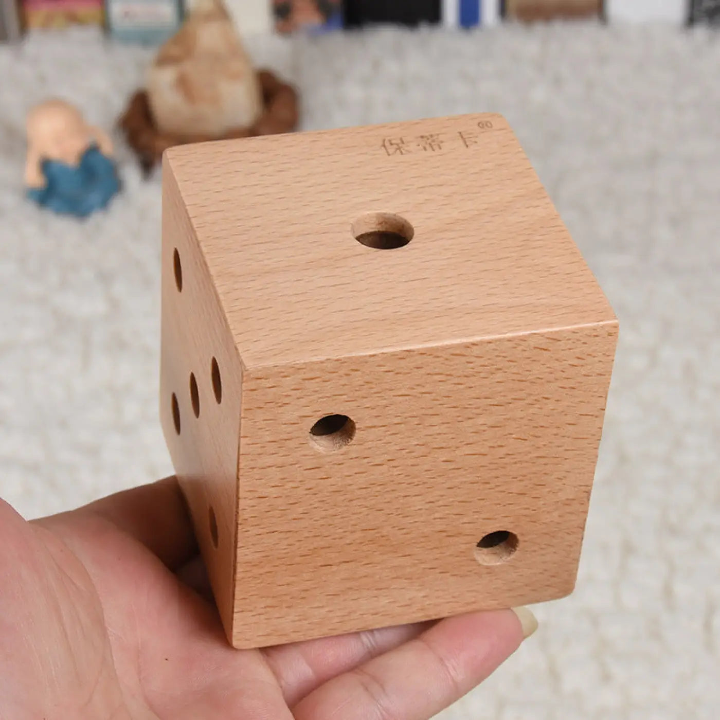 The Ball Depot puzzle ball: Wooden Labyrinth Ball puzzle