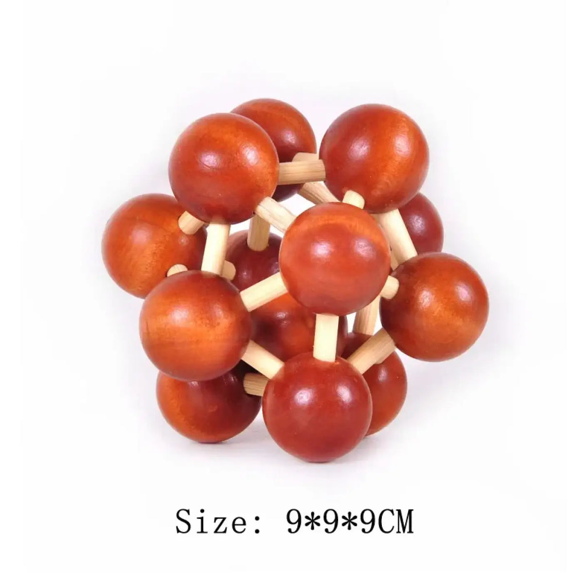 The Ball Depot puzzle ball: Wooden Luban Interlocking Puzzle