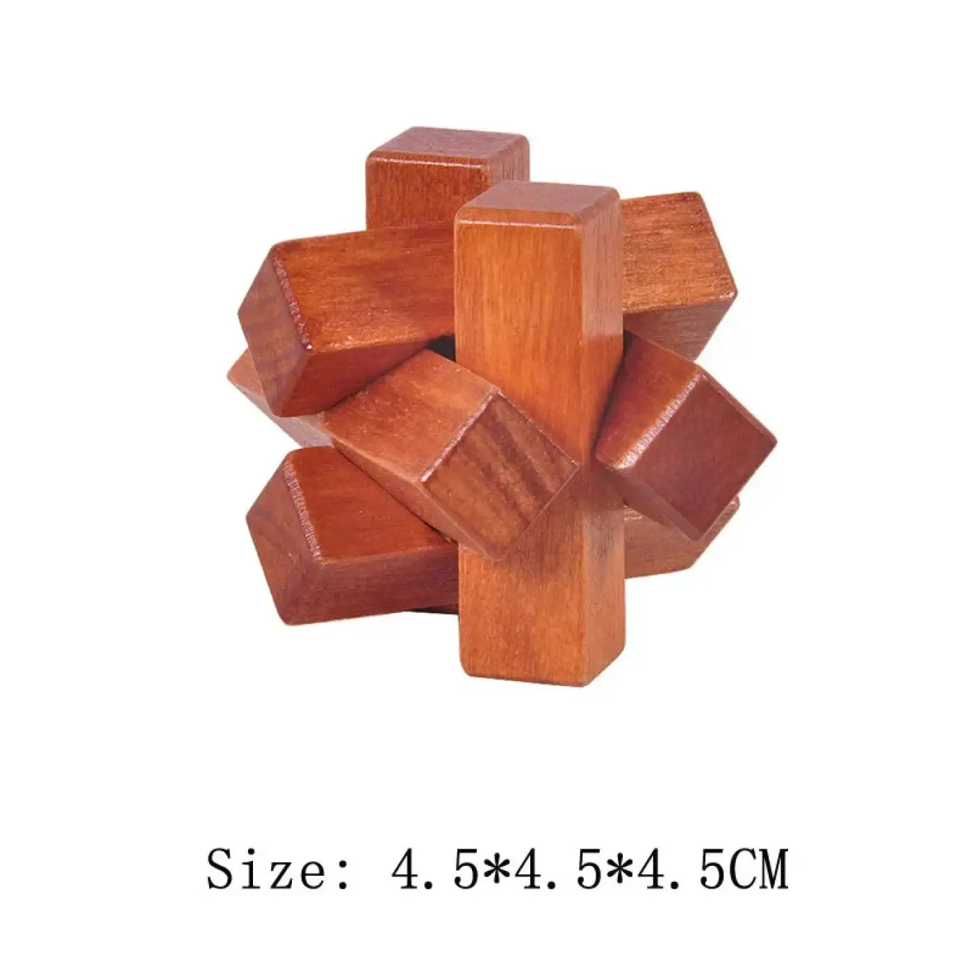 The Ball Depot puzzle ball: Wooden Luban Interlocking Puzzle