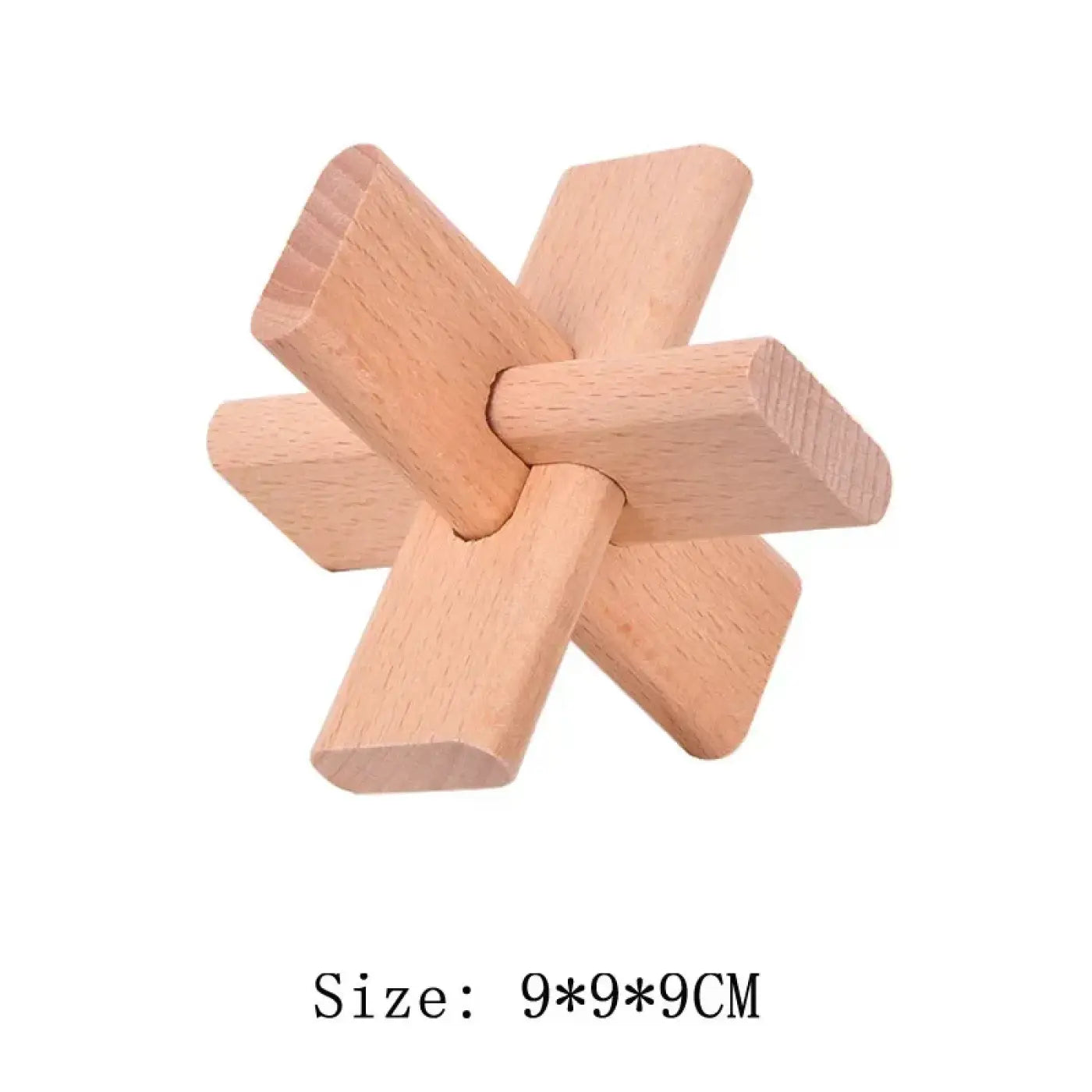 The Ball Depot puzzle ball: Wooden Luban Interlocking Puzzle