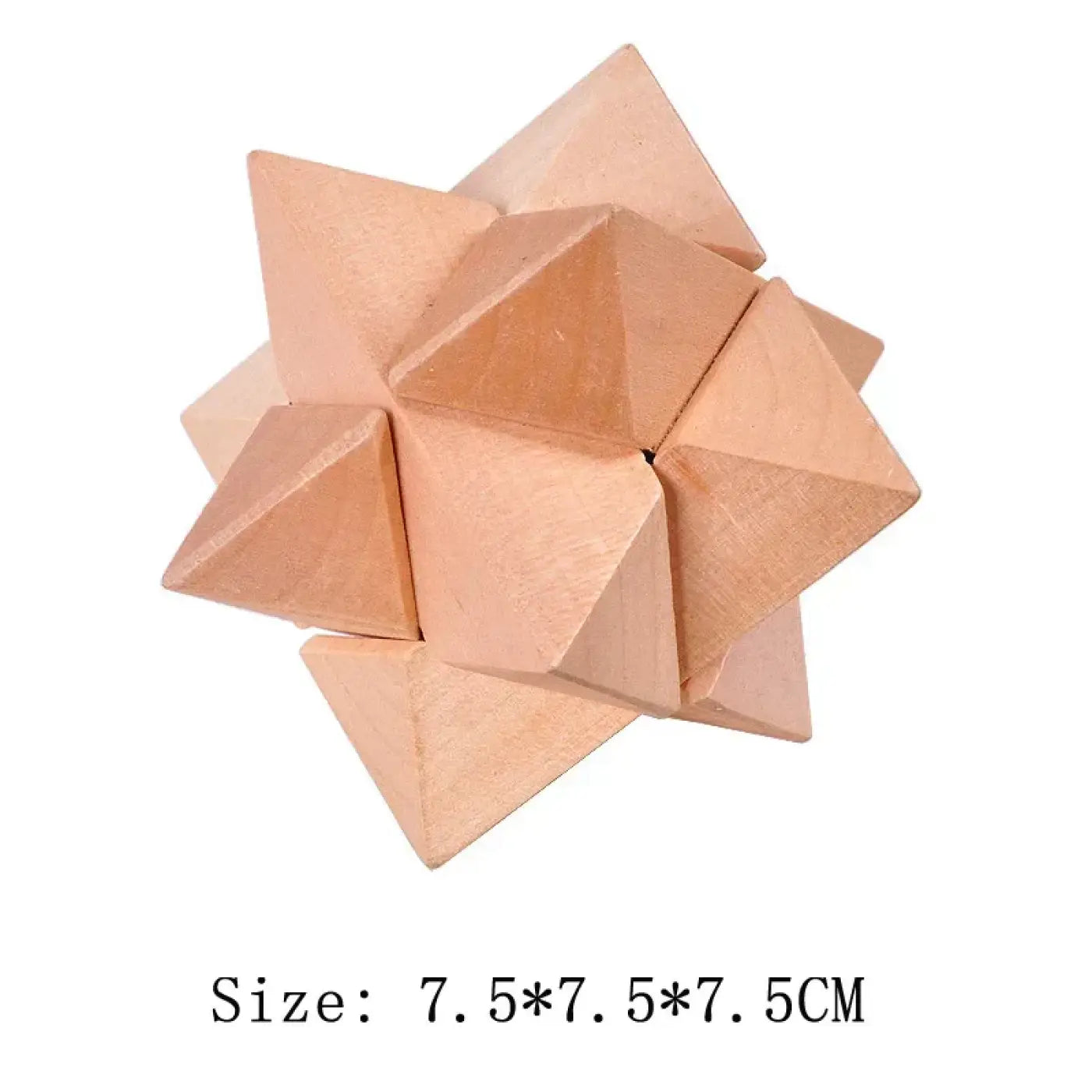 The Ball Depot puzzle ball: Wooden Luban Interlocking Puzzle