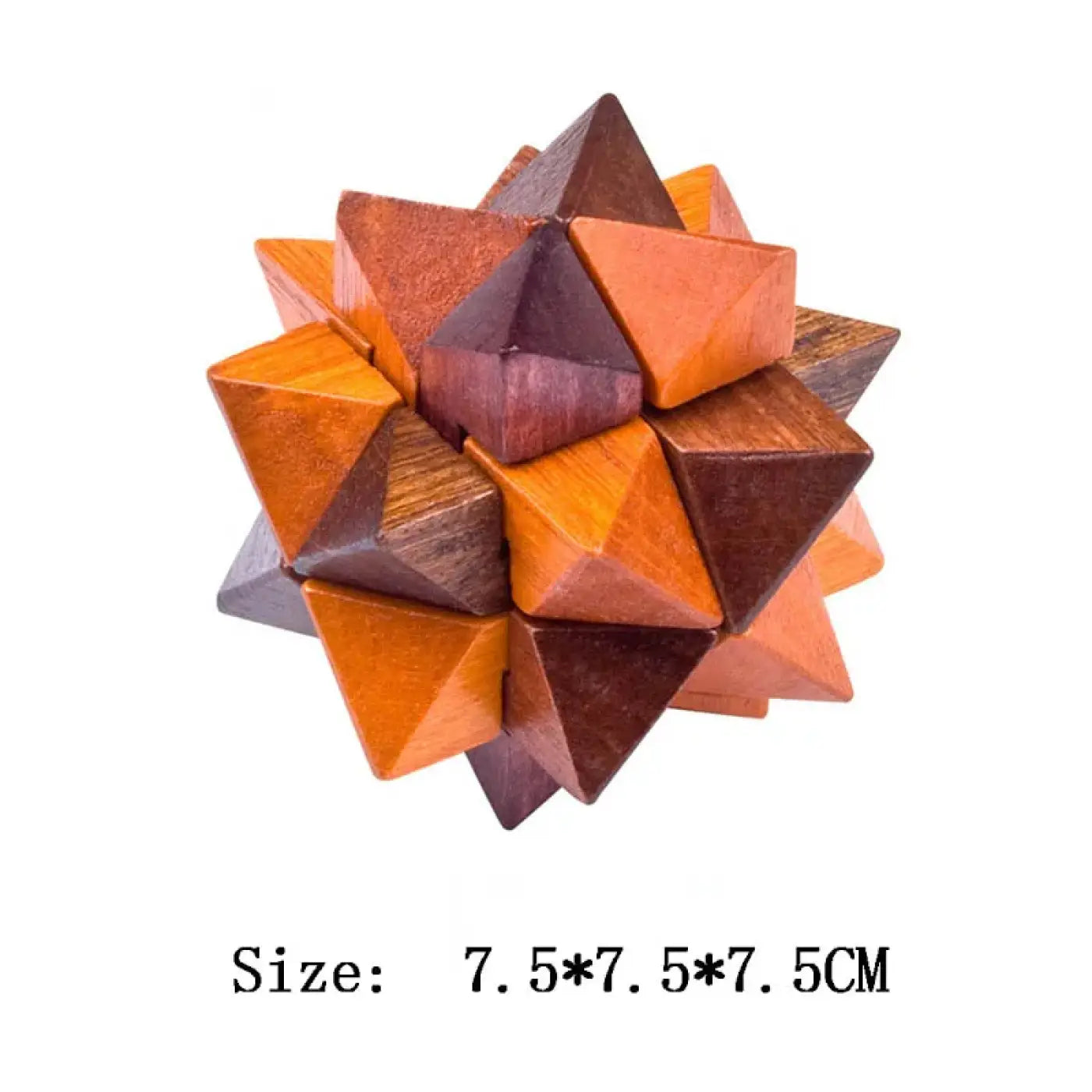 The Ball Depot puzzle ball: Wooden Luban Interlocking Puzzle