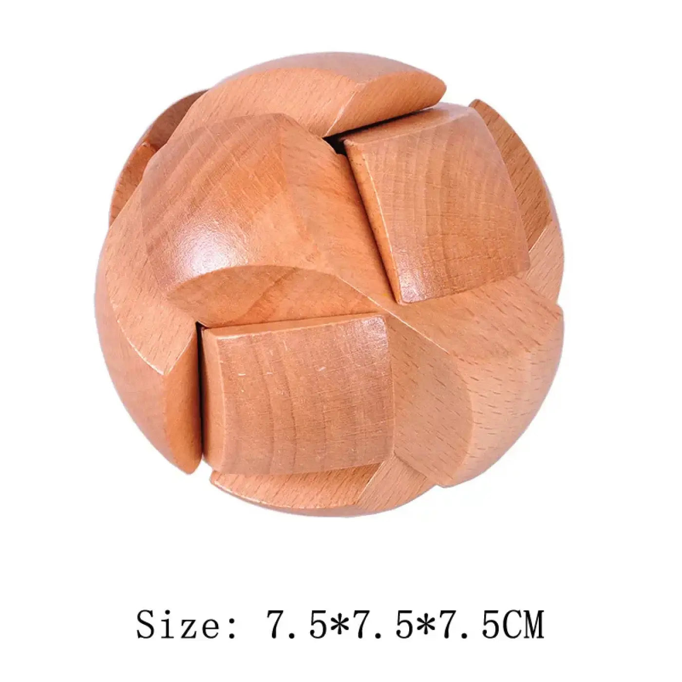 The Ball Depot puzzle ball: Wooden Luban Interlocking Puzzle