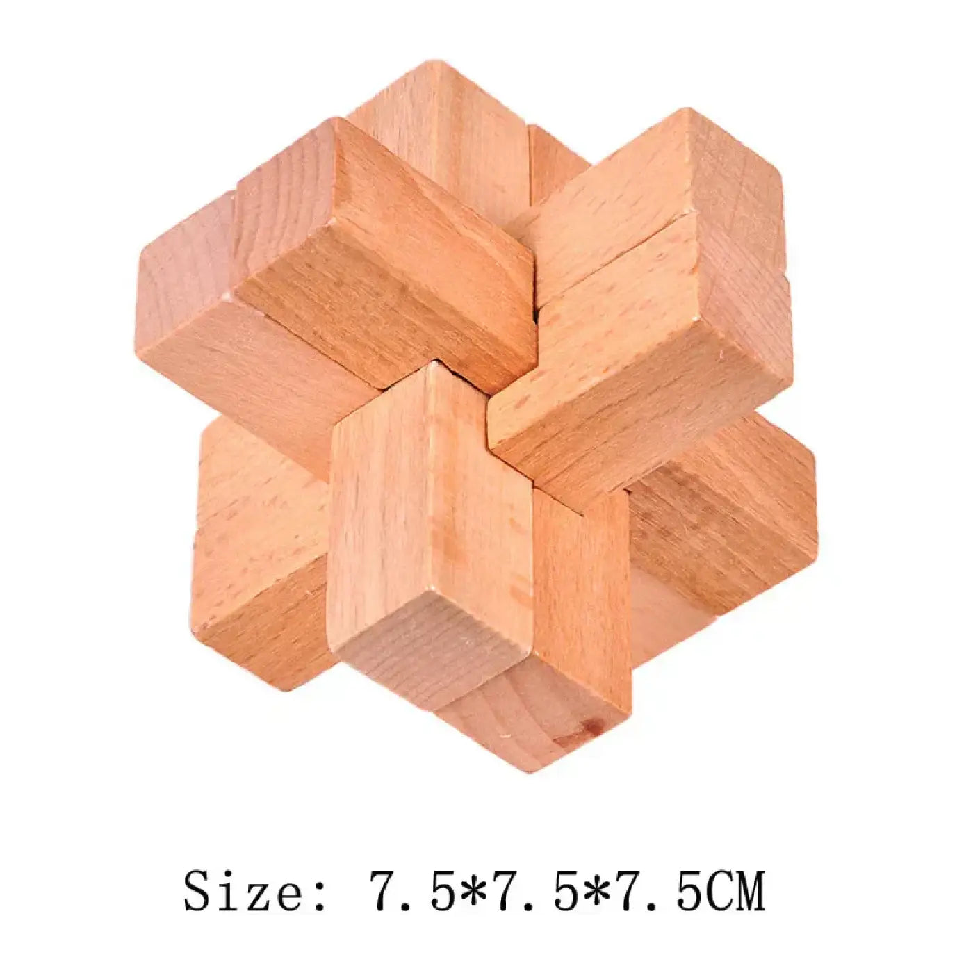 The Ball Depot puzzle ball: Wooden Luban Interlocking Puzzle