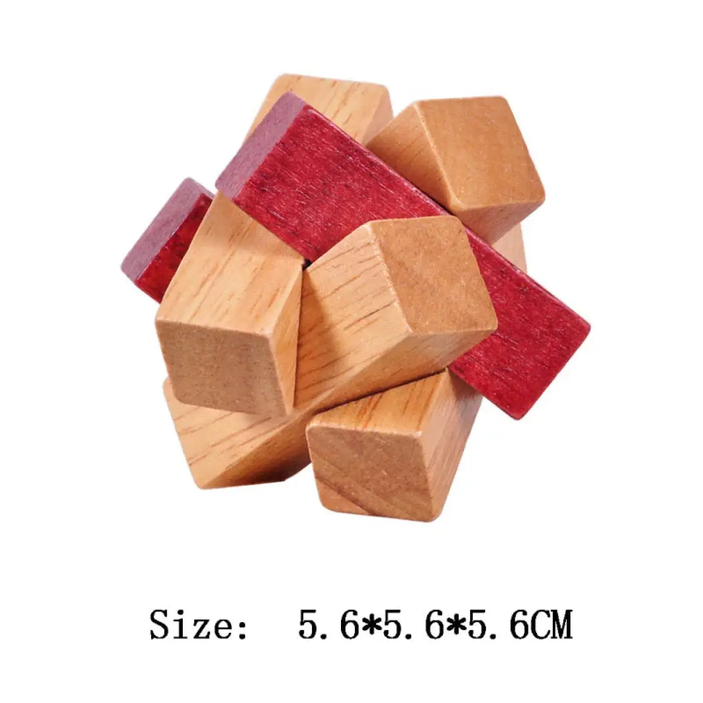 The Ball Depot puzzle ball: Wooden Luban Interlocking Puzzle