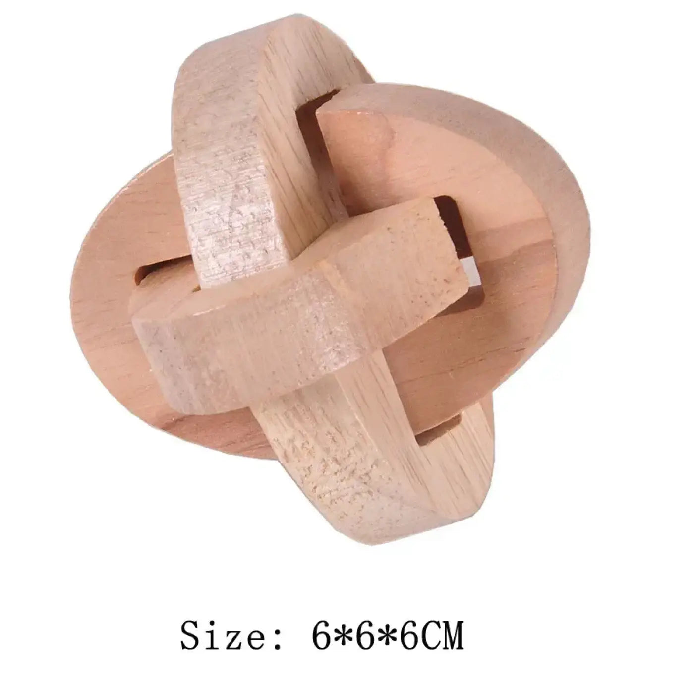 The Ball Depot puzzle ball: Wooden Luban Interlocking Puzzle