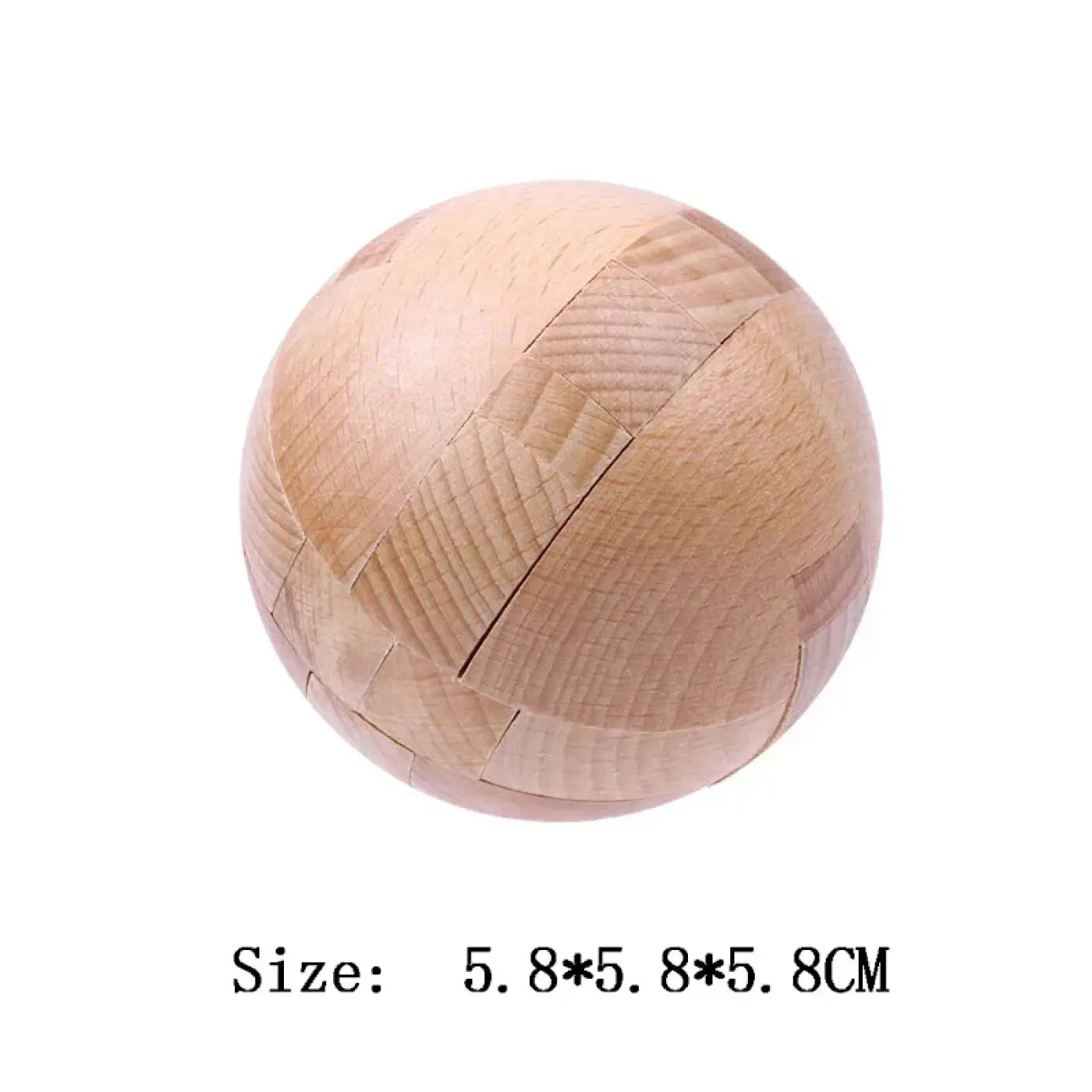 The Ball Depot puzzle ball: Wooden Luban Interlocking Puzzle