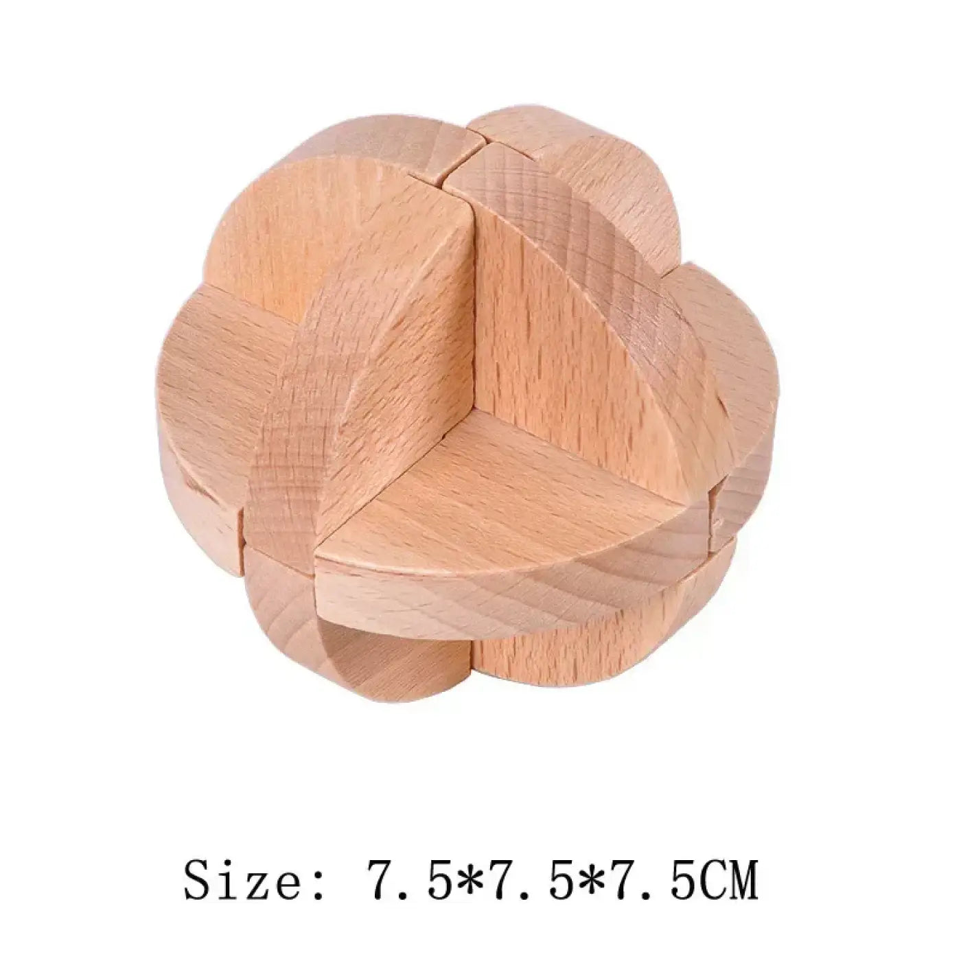 The Ball Depot puzzle ball: Wooden Luban Interlocking Puzzle
