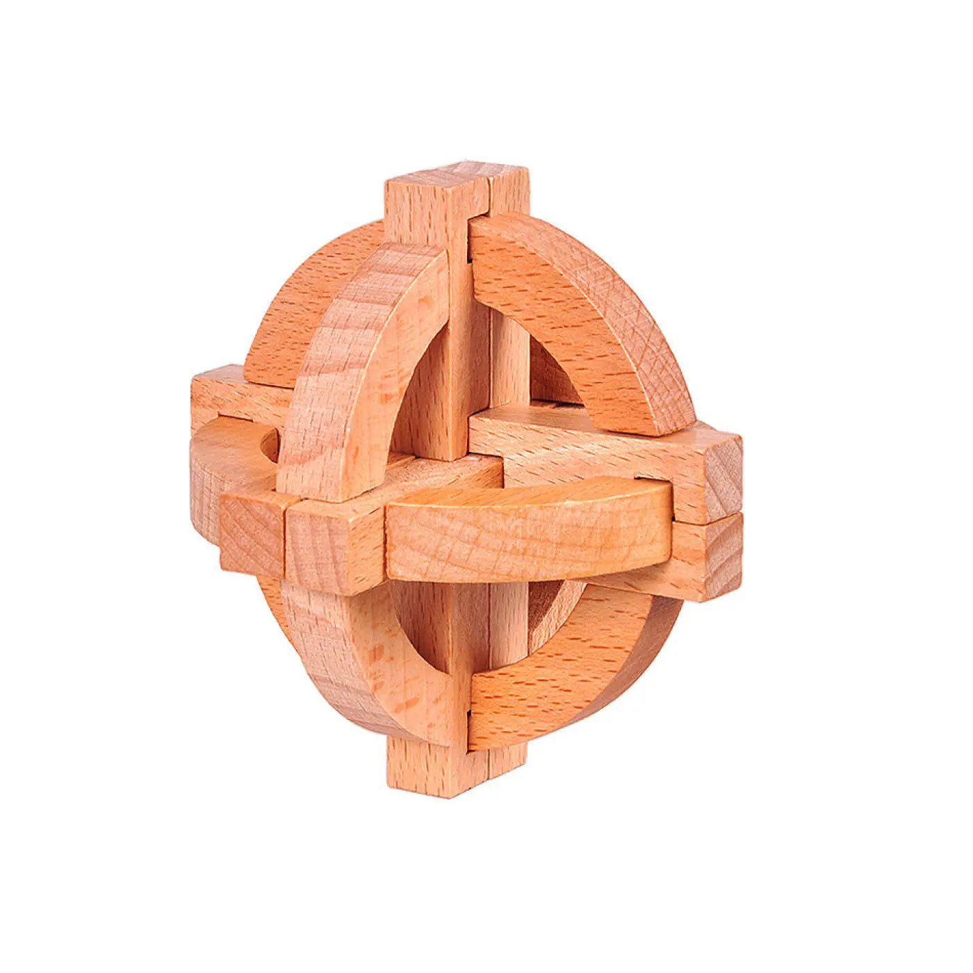 The Ball Depot puzzle ball: Wooden Luban Lock Puzzle Ball