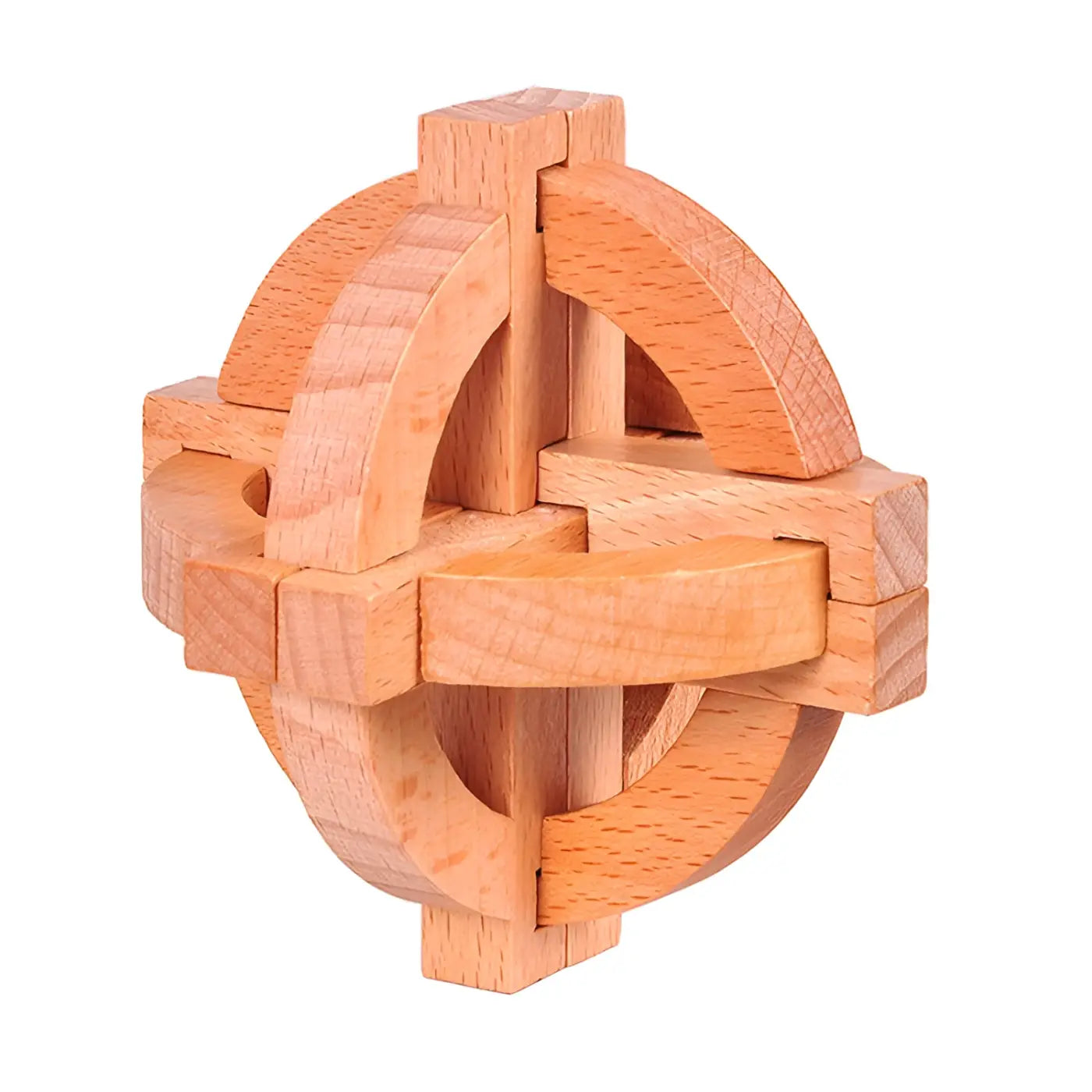 The Ball Depot puzzle ball: Wooden Luban Lock Puzzle Ball