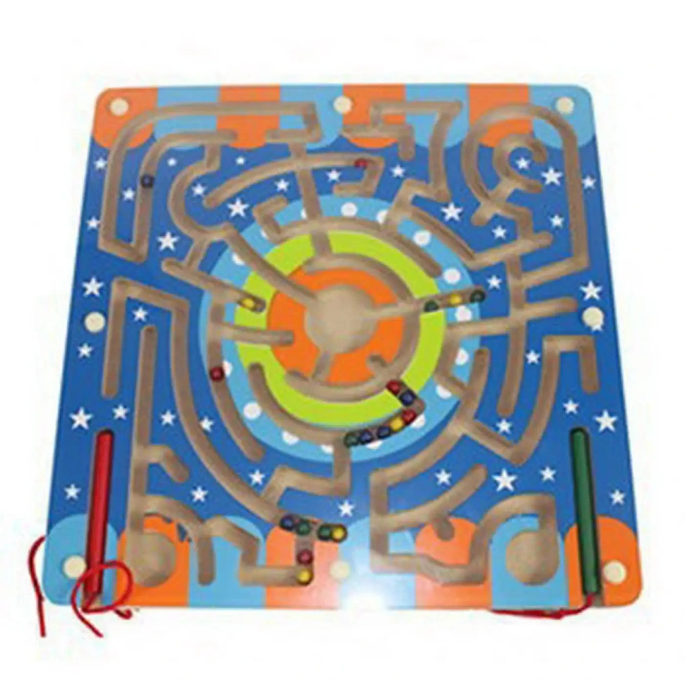 The Ball Depot puzzle ball: Wooden Magnetic Labyrinth Puzzle Ball Game
