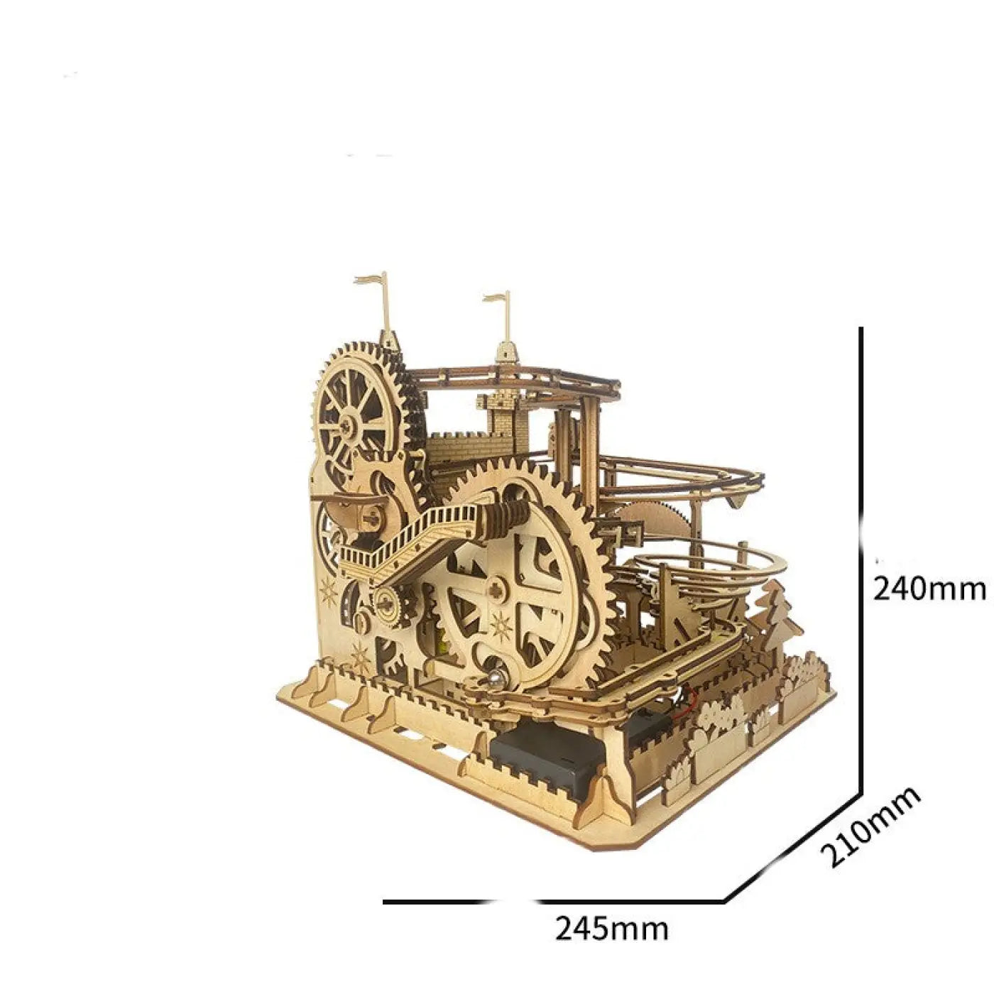 The Ball Depot puzzle ball: Wooden Mechanical Track Ball Puzzle