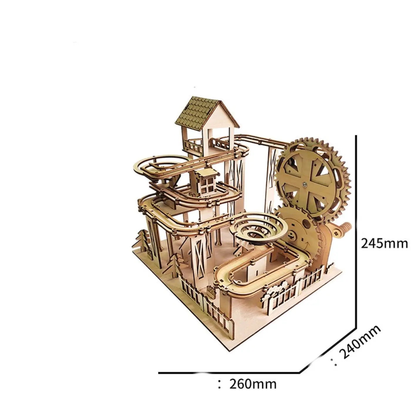 The Ball Depot puzzle ball: Wooden Mechanical Track Ball Puzzle