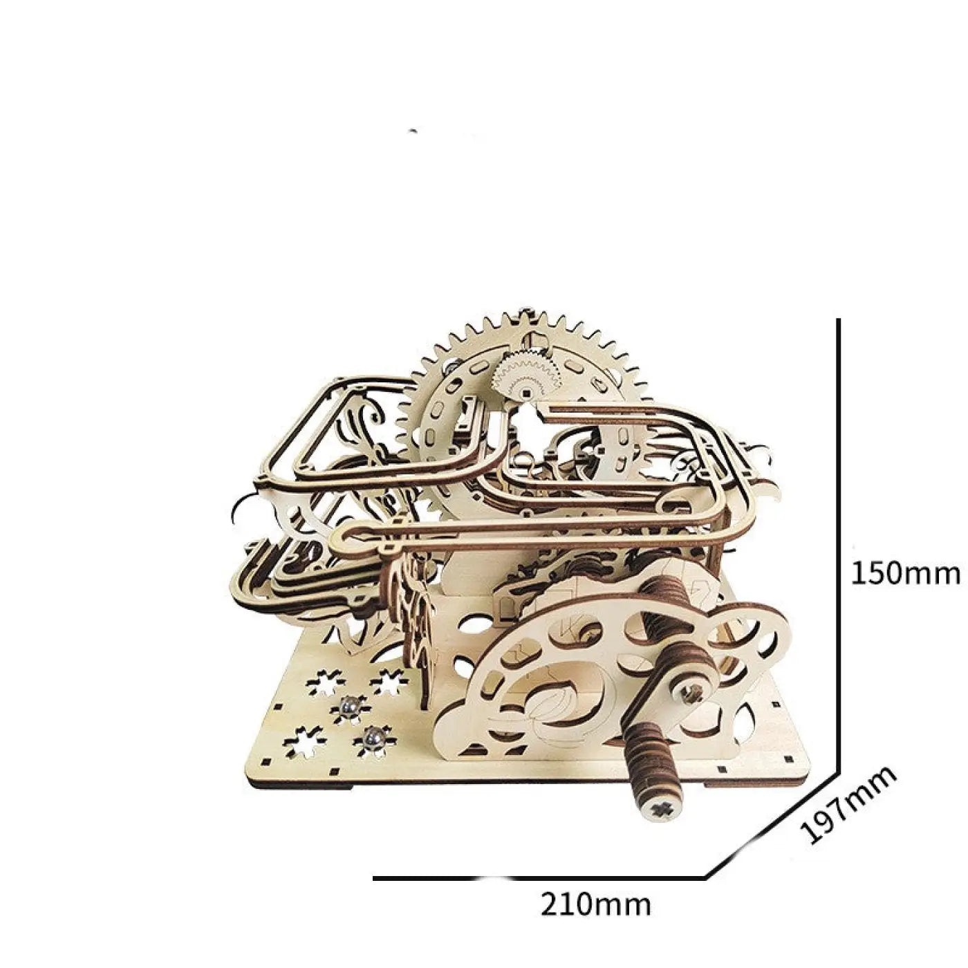 The Ball Depot puzzle ball: Wooden Mechanical Track Ball Puzzle